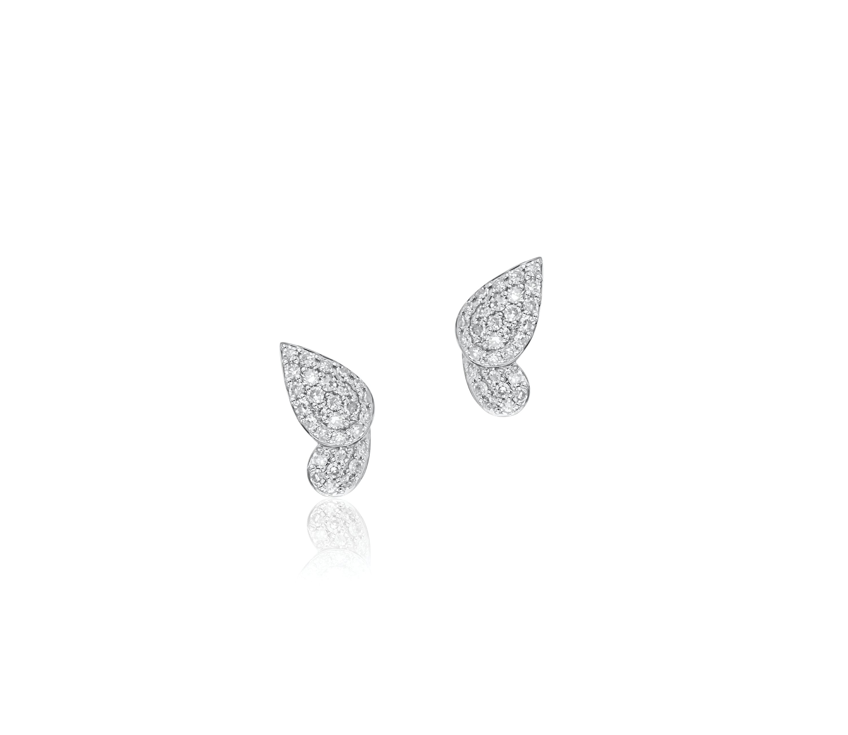 Petite Half Butterfly Stud