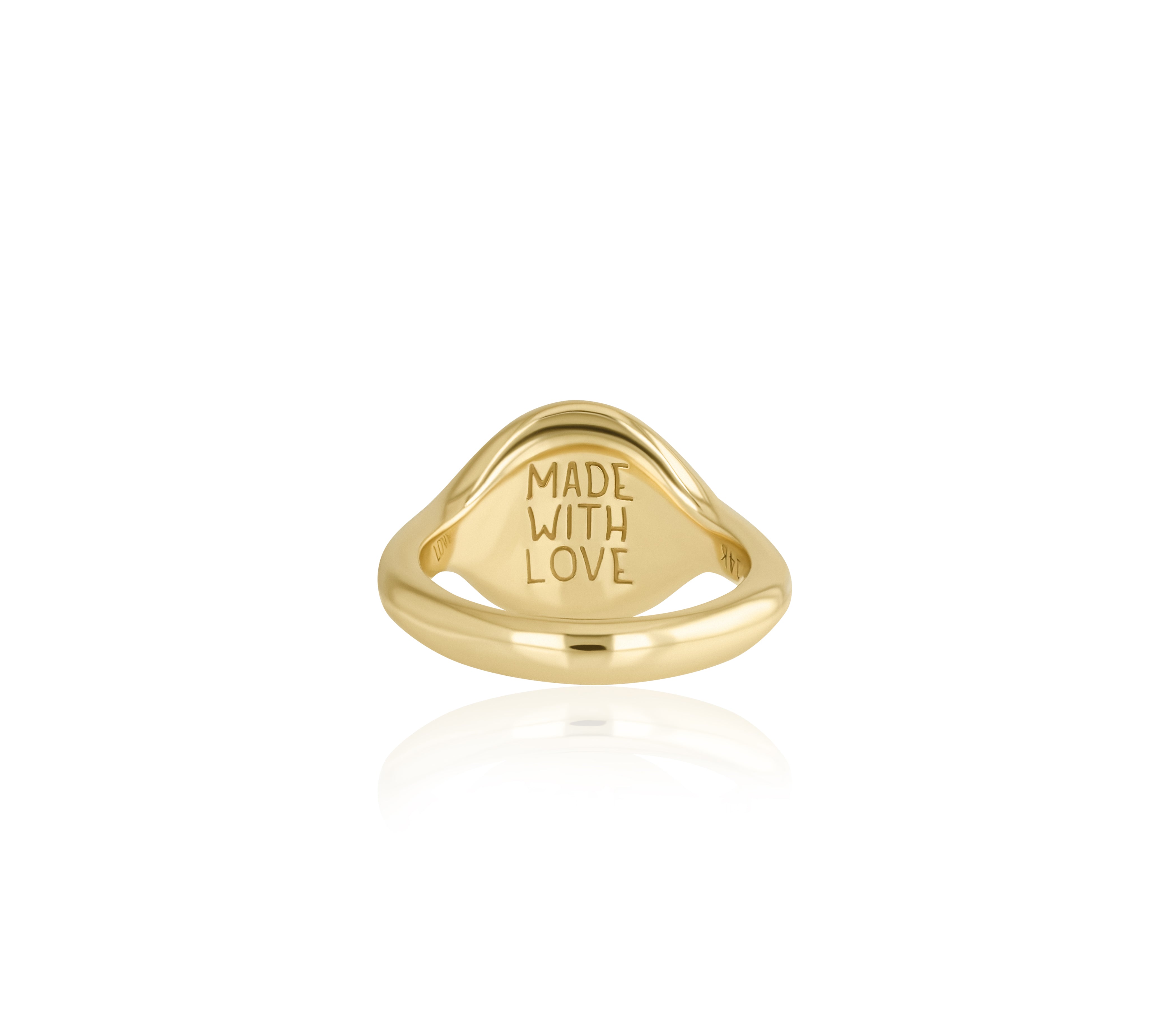 Diamond Love Languages Signet Ring