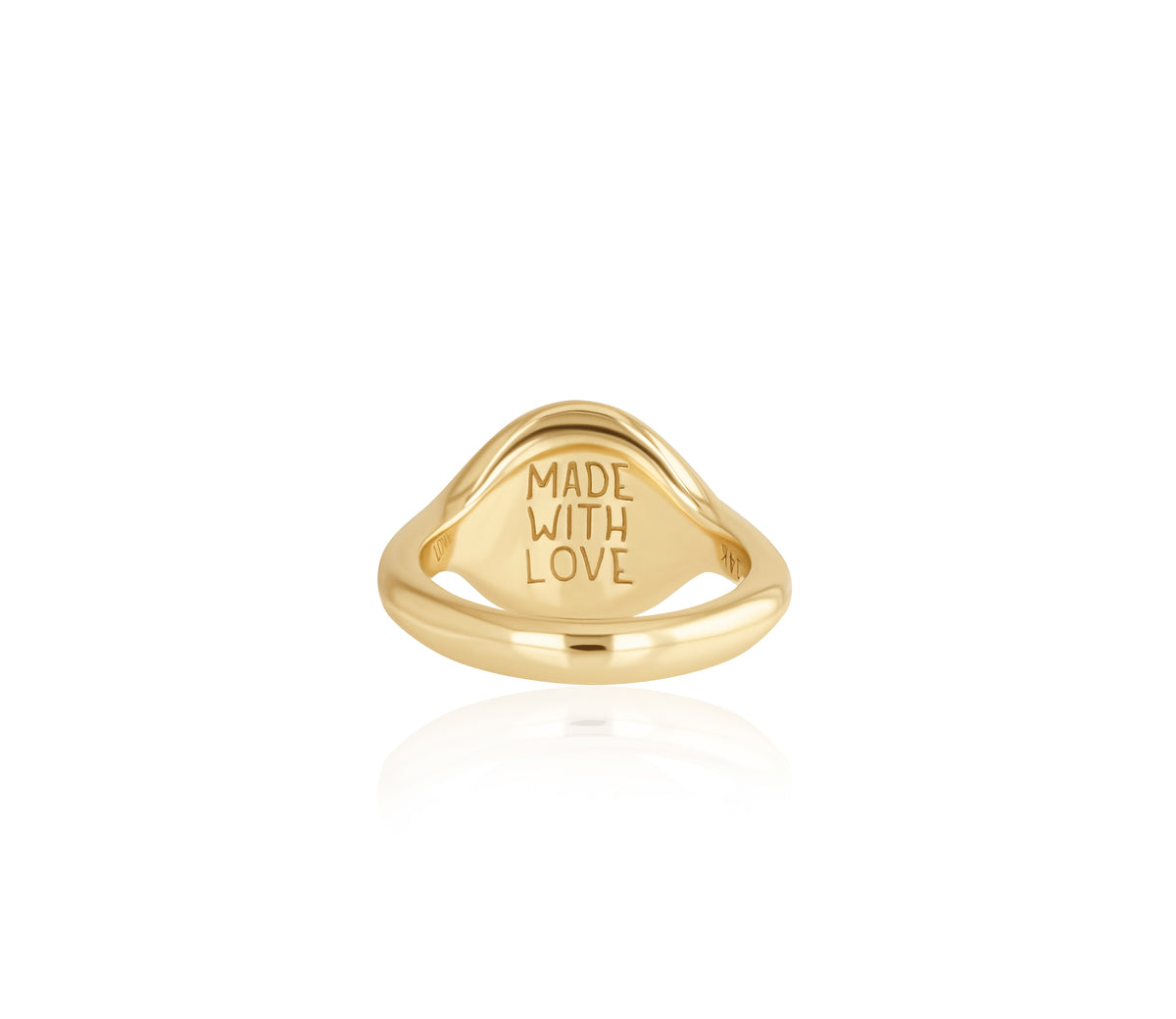 Diamond Love Languages Signet Ring