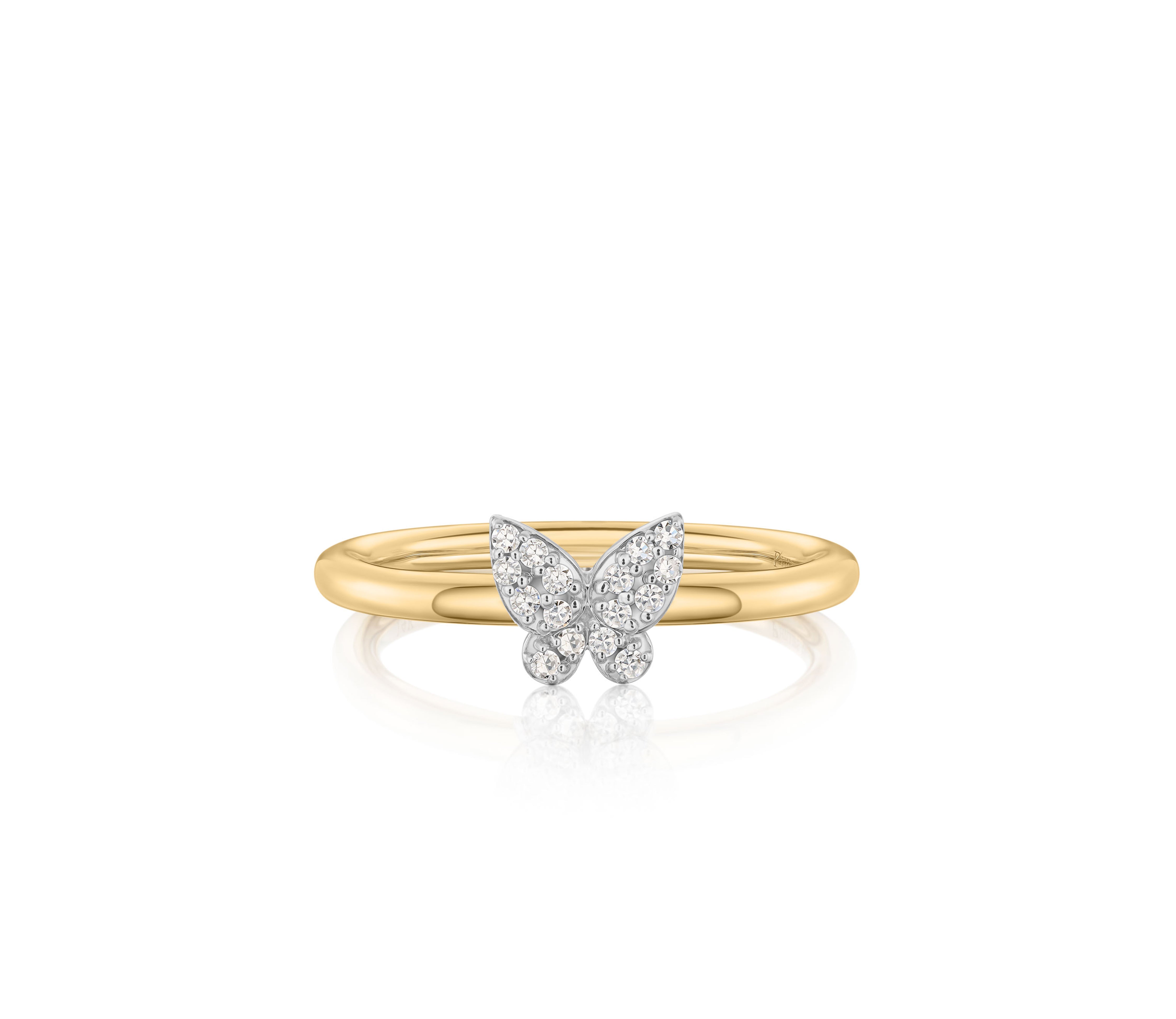Stack Butterfly Ring