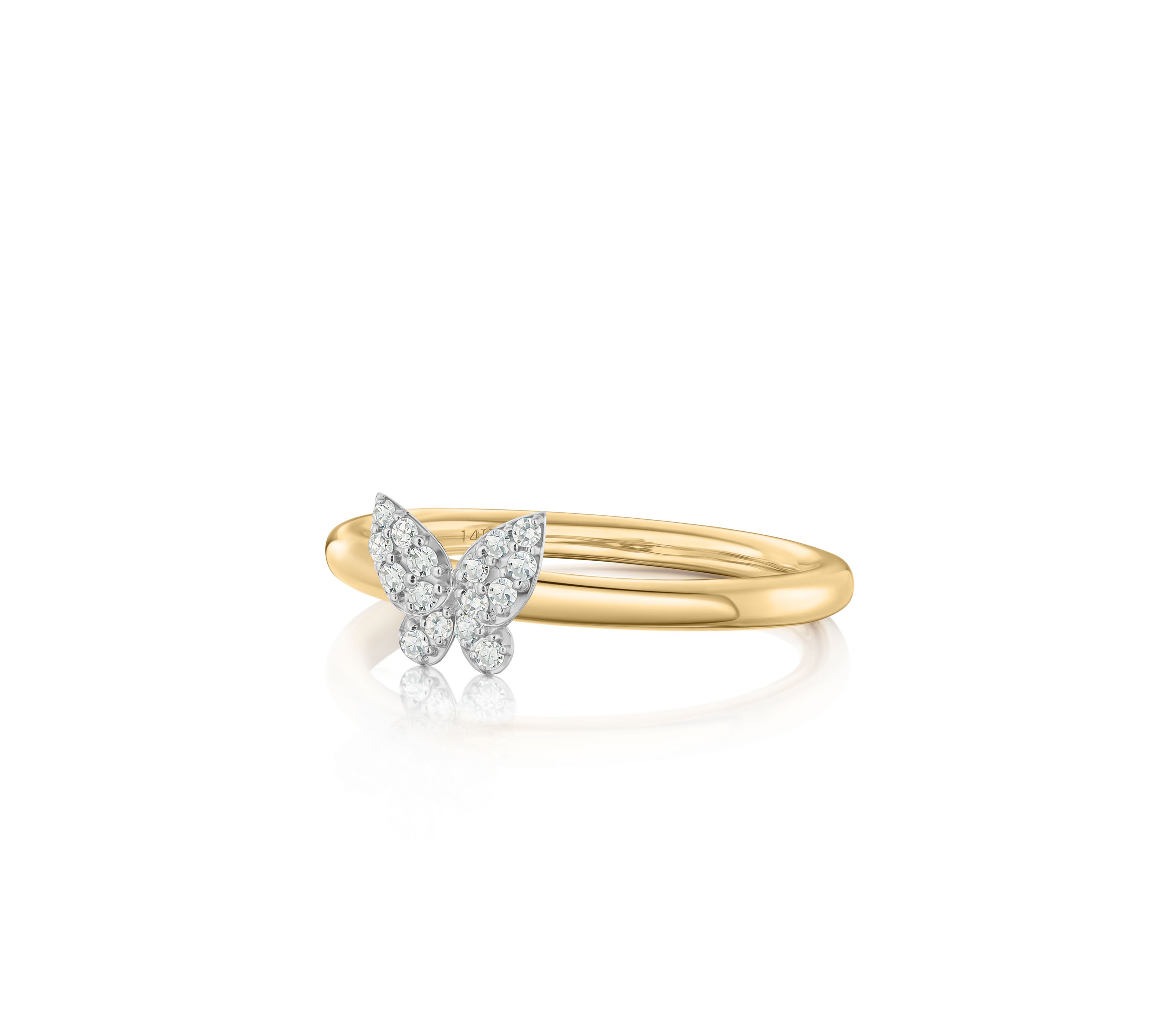 Stack Butterfly Ring