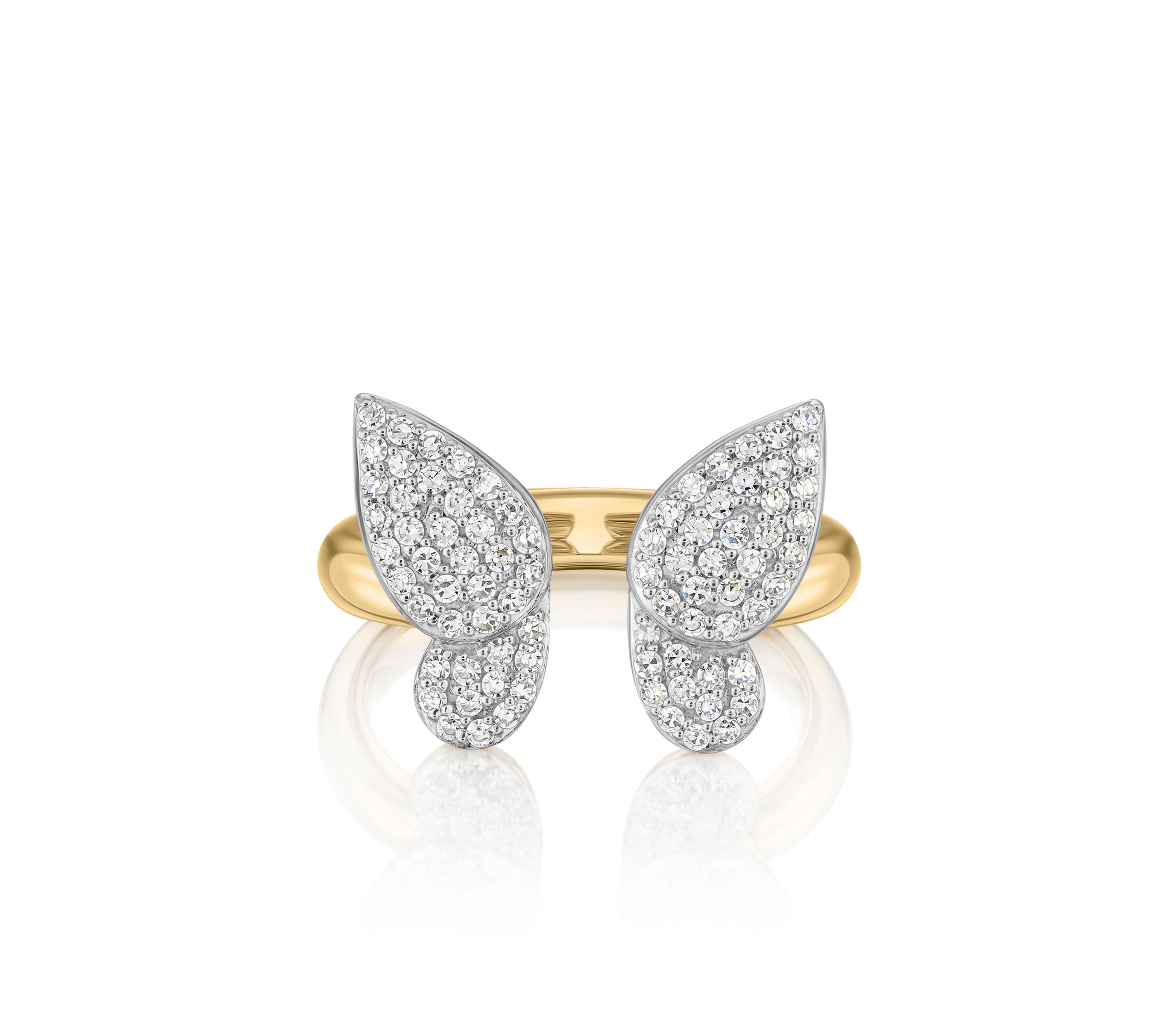 Open Butterfly Medium Ring