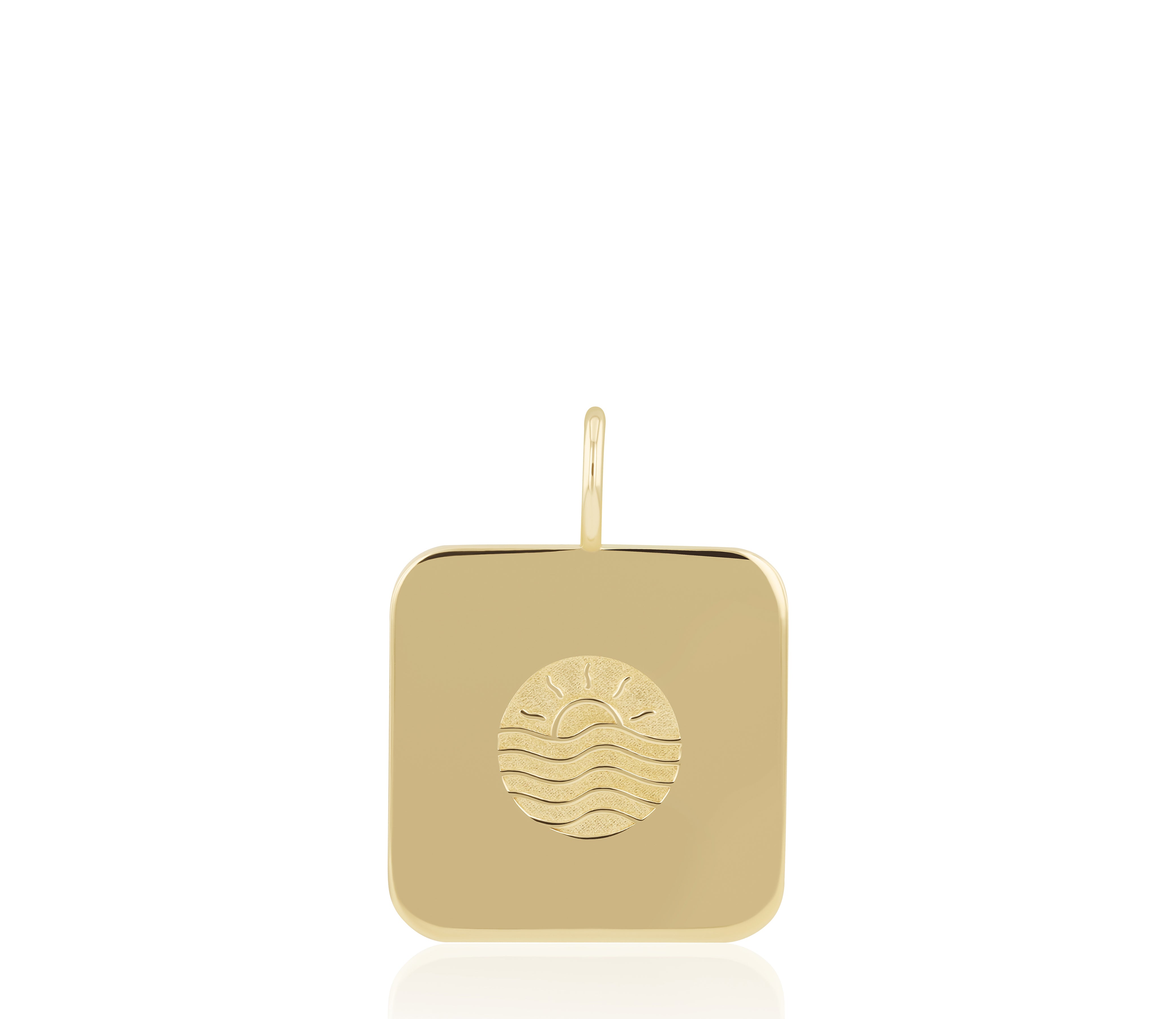 Breathe Square Love Languages Pendant