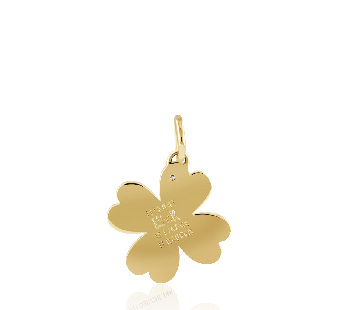 17 mm Kismet 4 Leaf Clover Love Languages Pendant