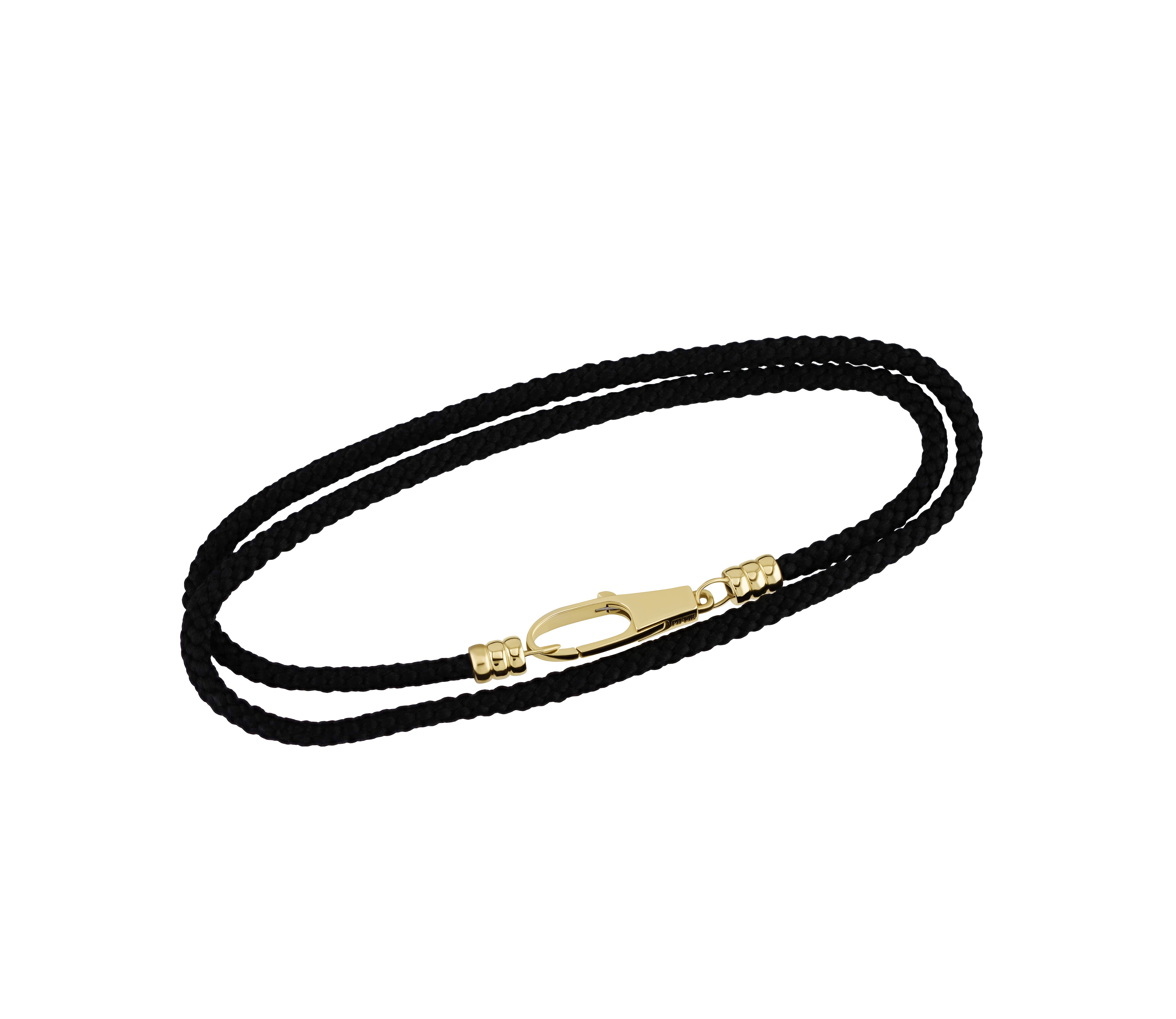 Black Kumihimo Rope with Clasp