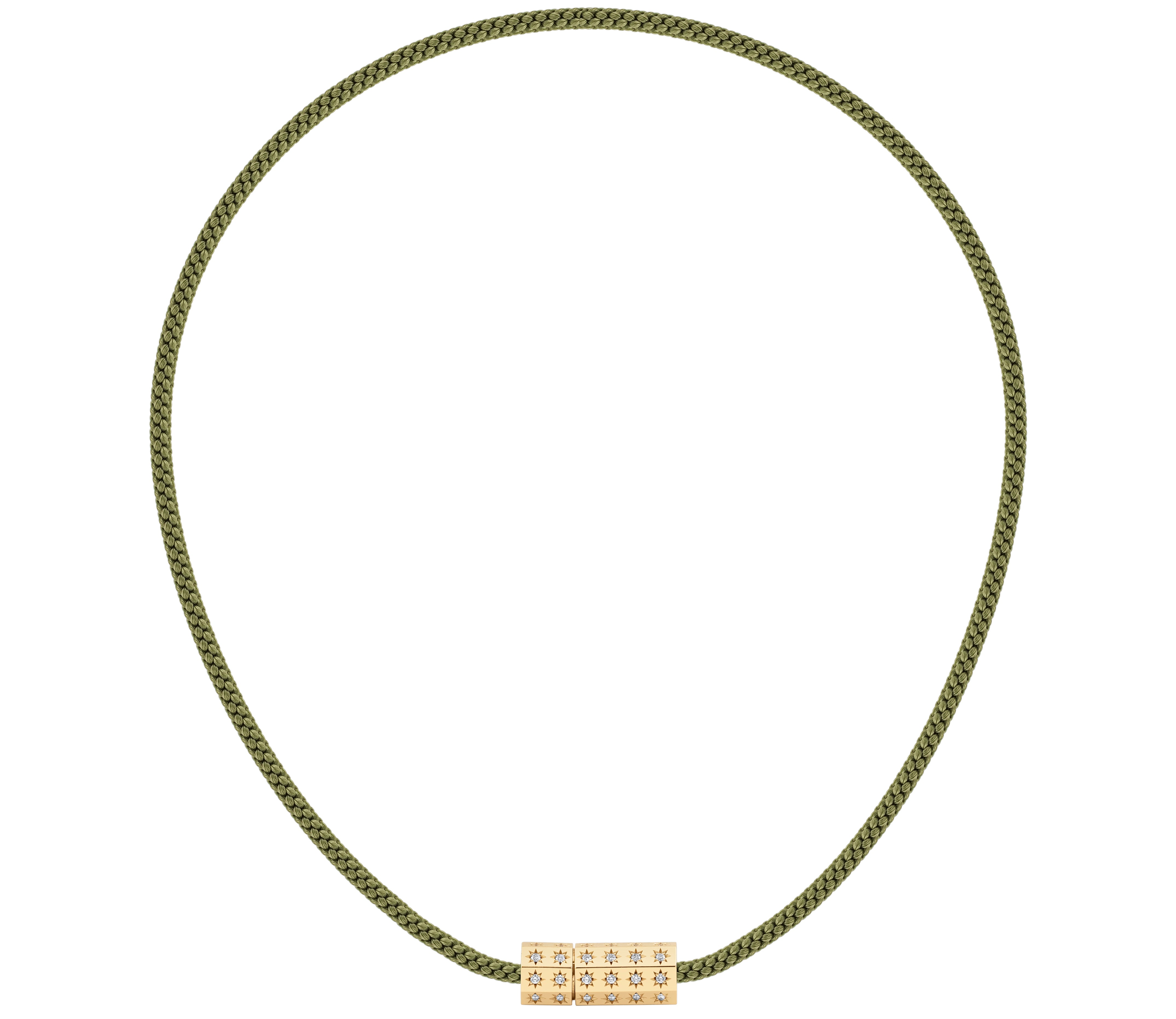 Octagon Large Connection Clasp Kumihimo