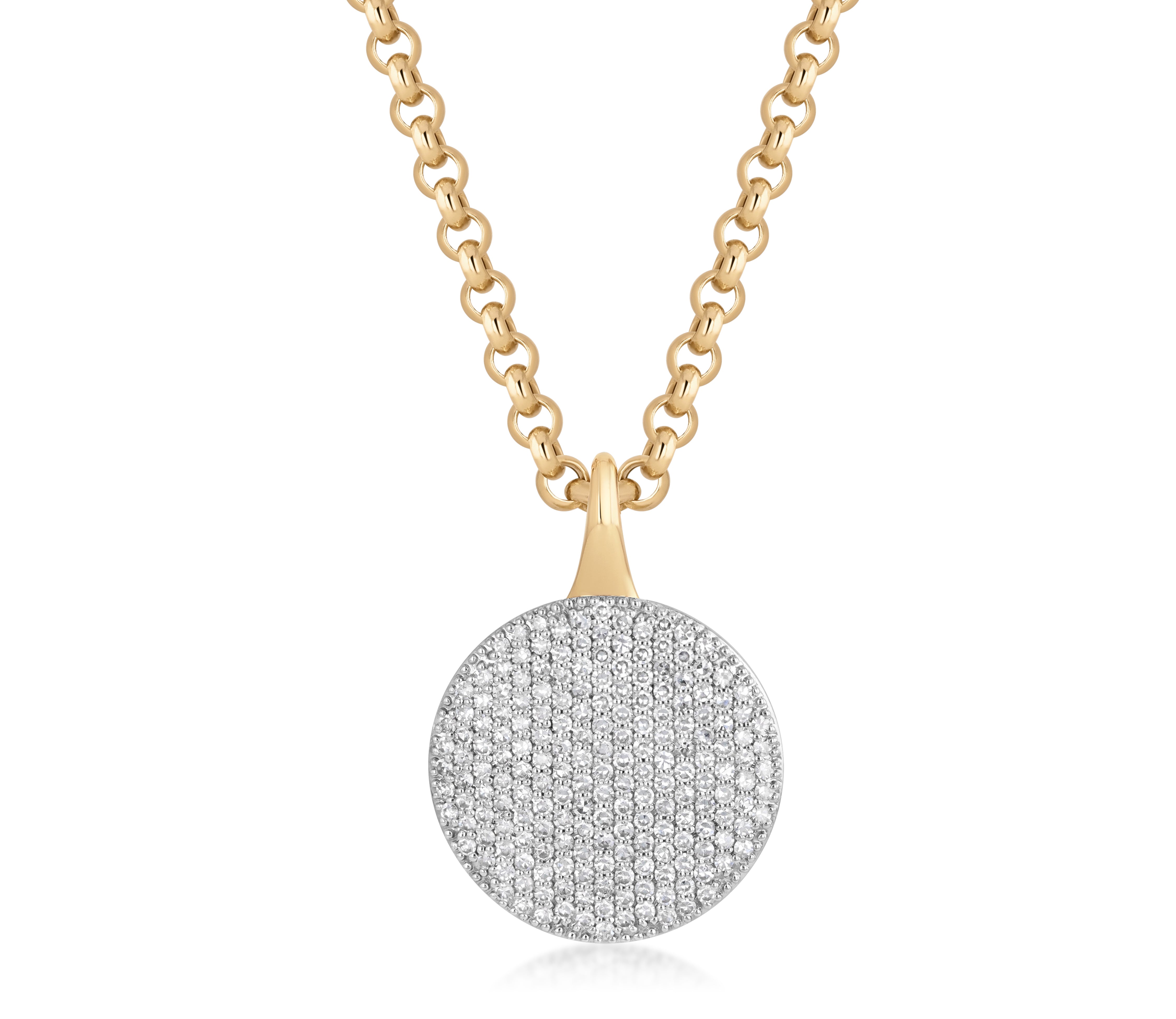 Large Infinity Pendant Necklace