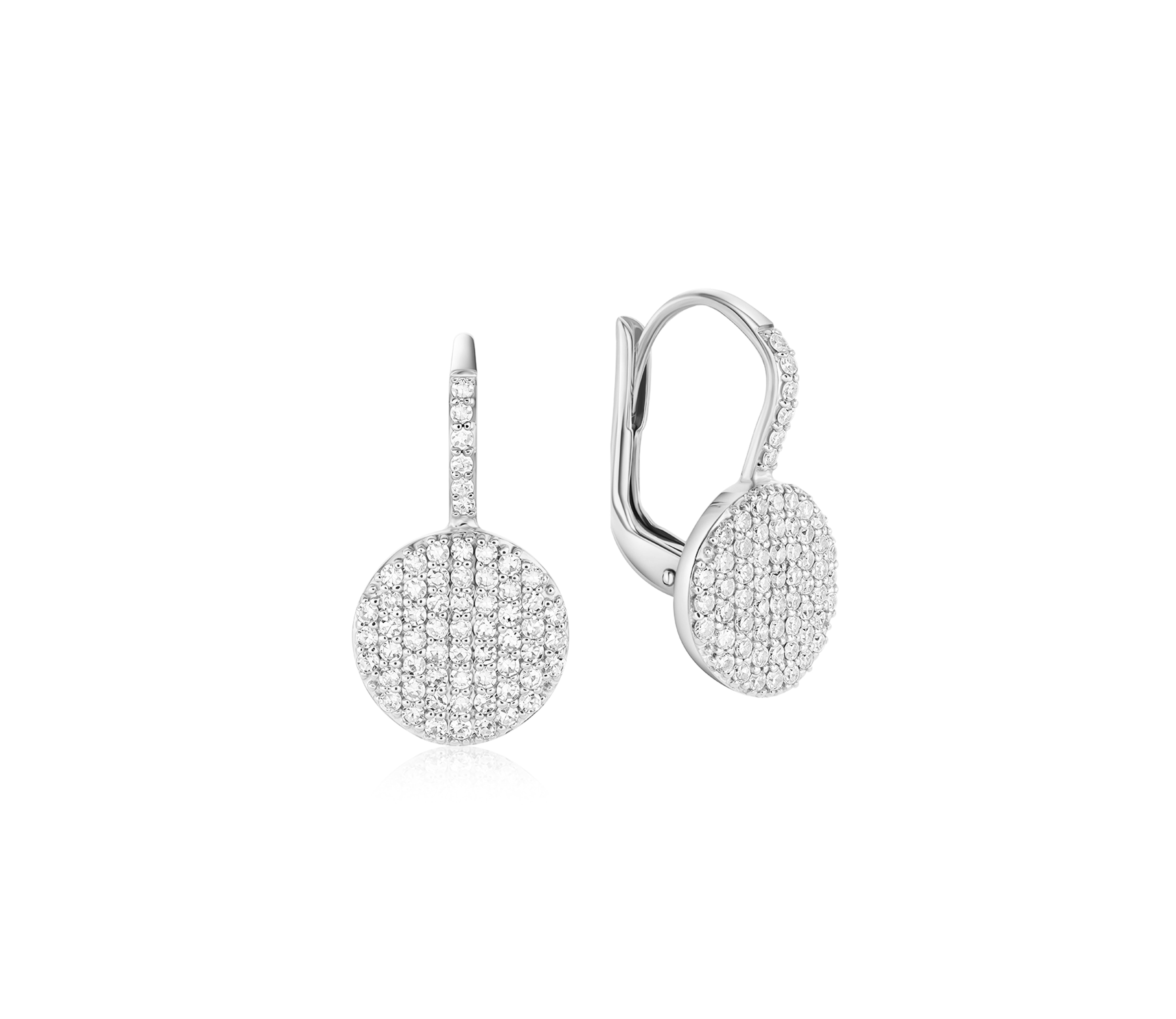 Petite Infinity Leverback Earrings