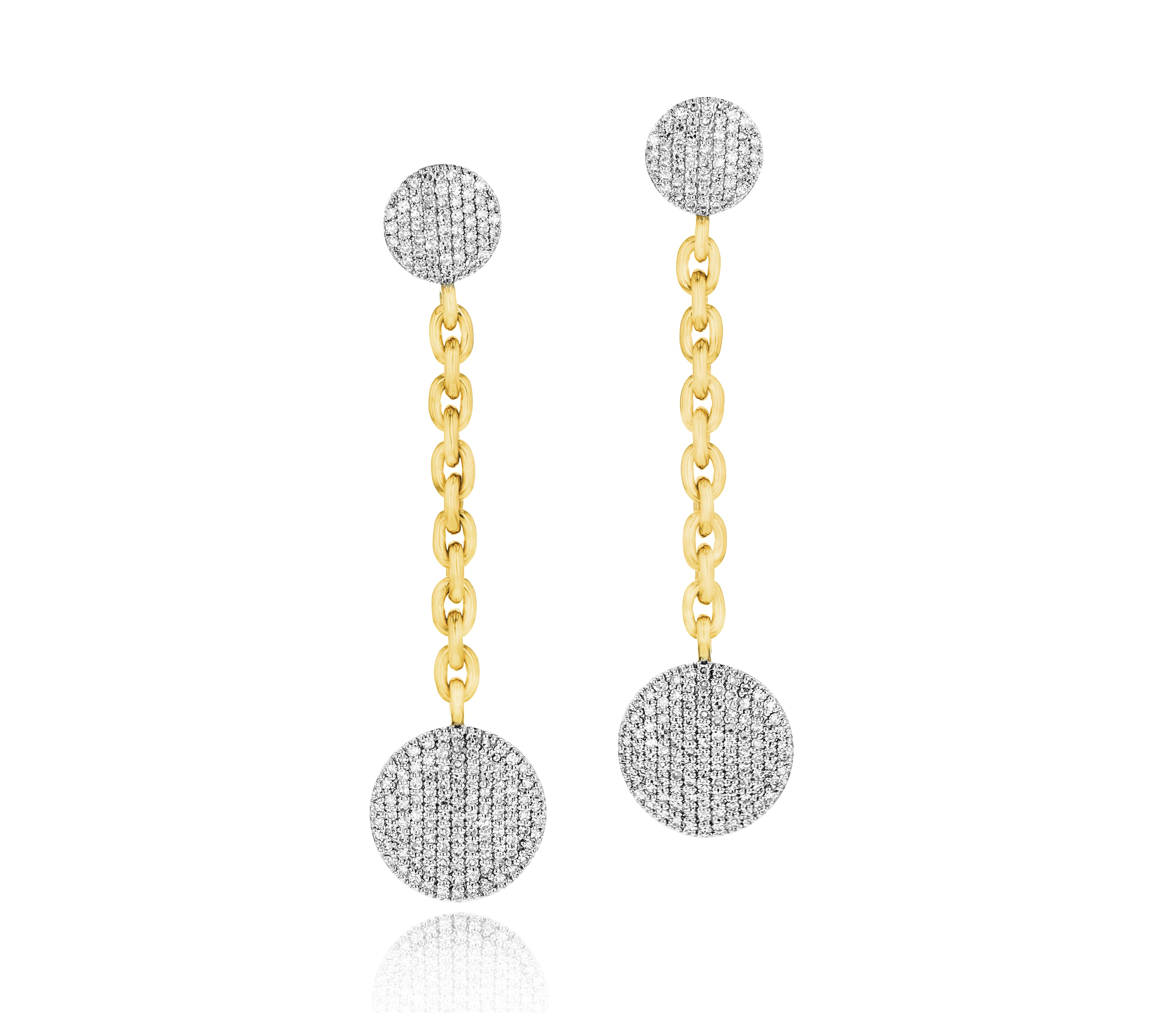 Double Infinity Chain Earrings