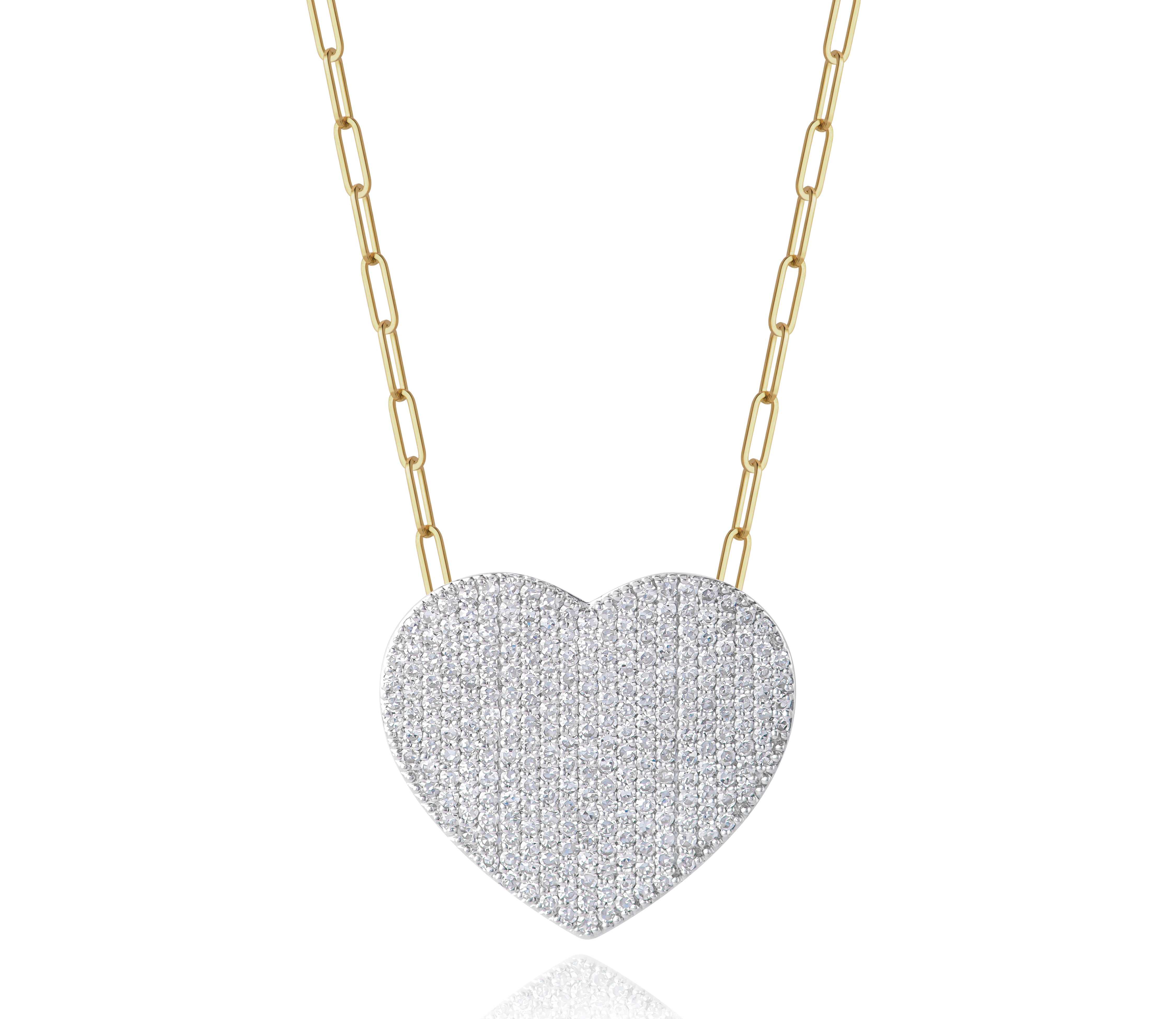 Extra Large Infinity Heart Necklace