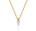 Shield Diamond Necklace