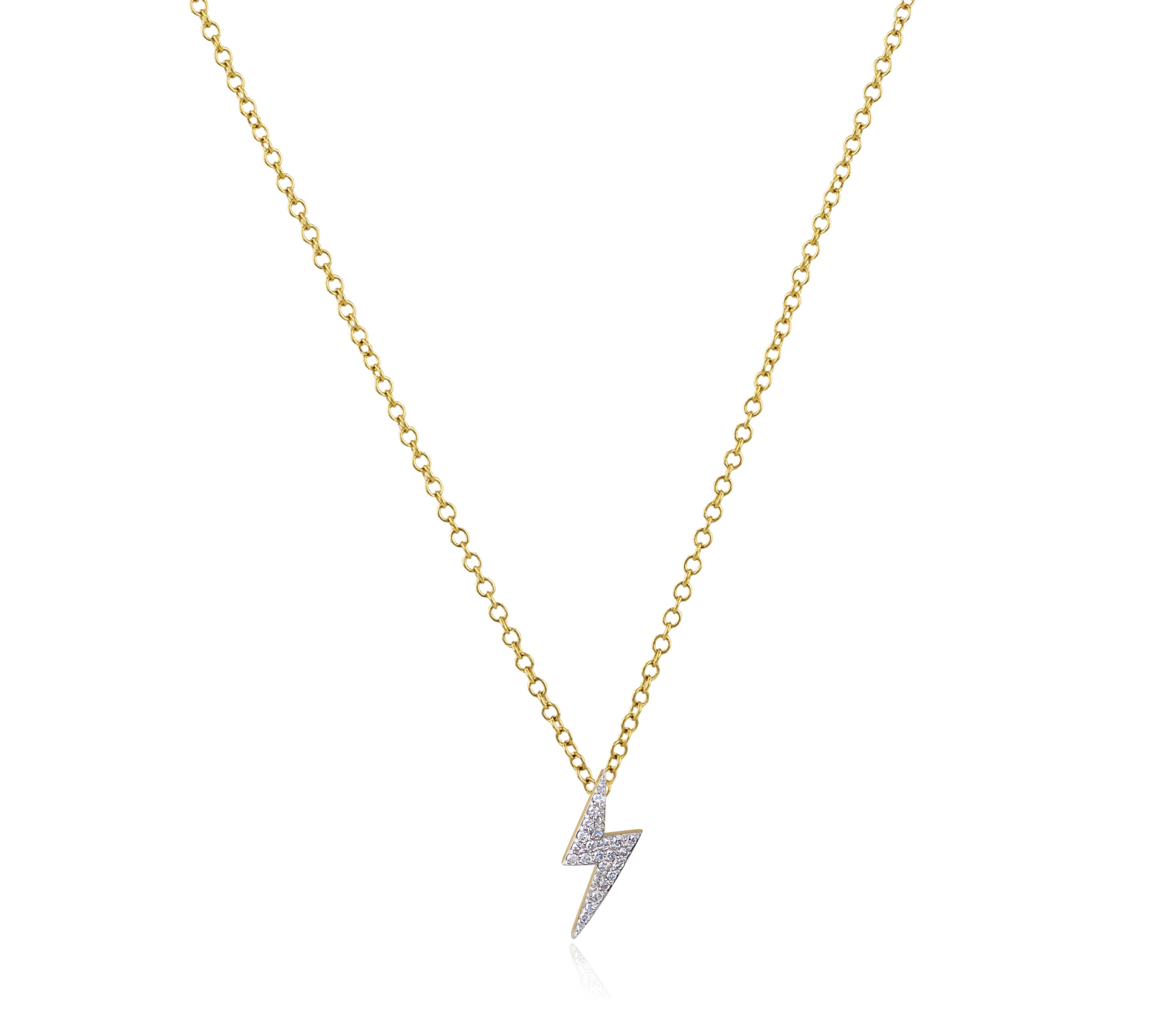 Lightning Bolt Infinity Necklace