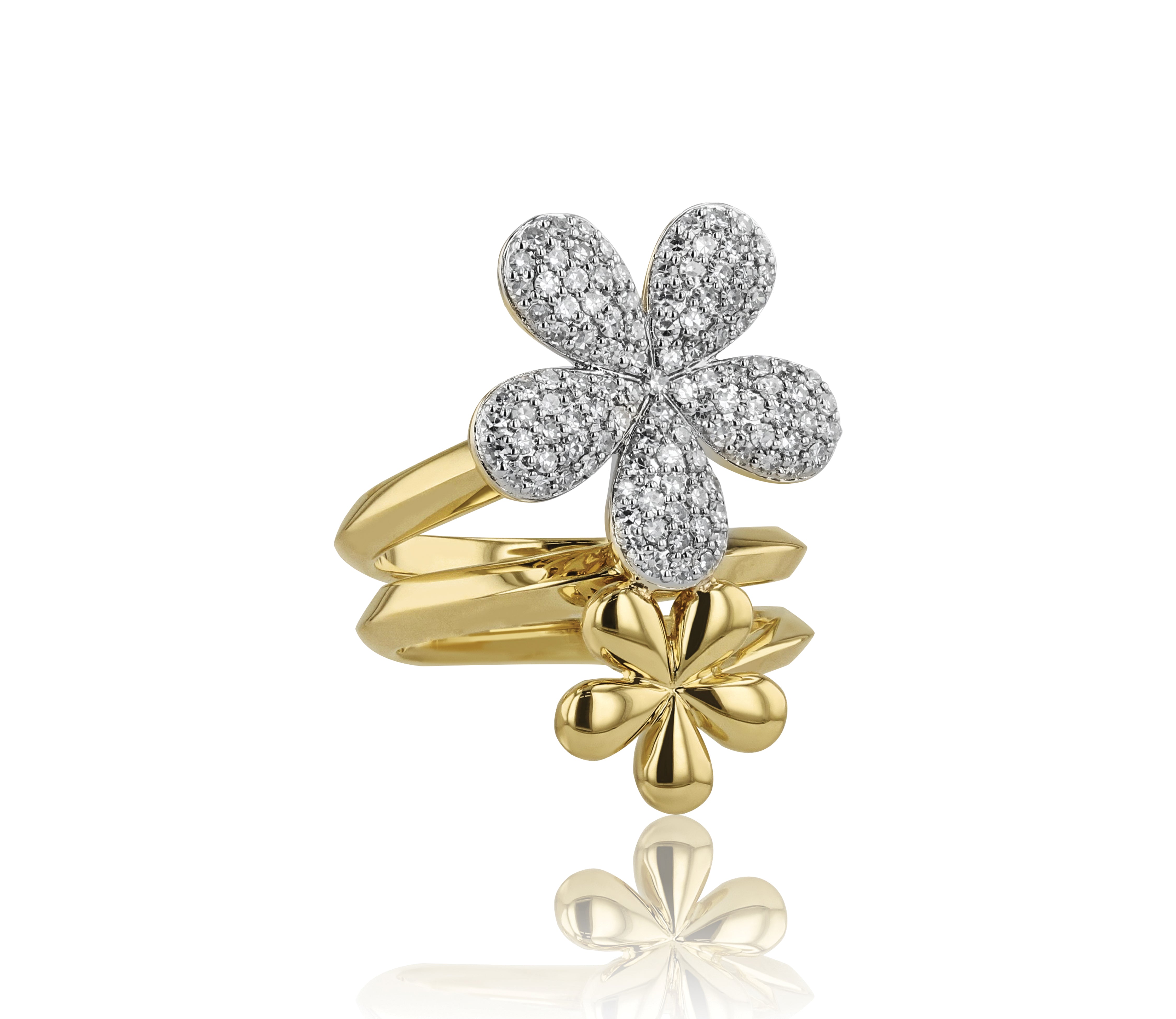 Forget-Me-Not Large Double Flower Ring