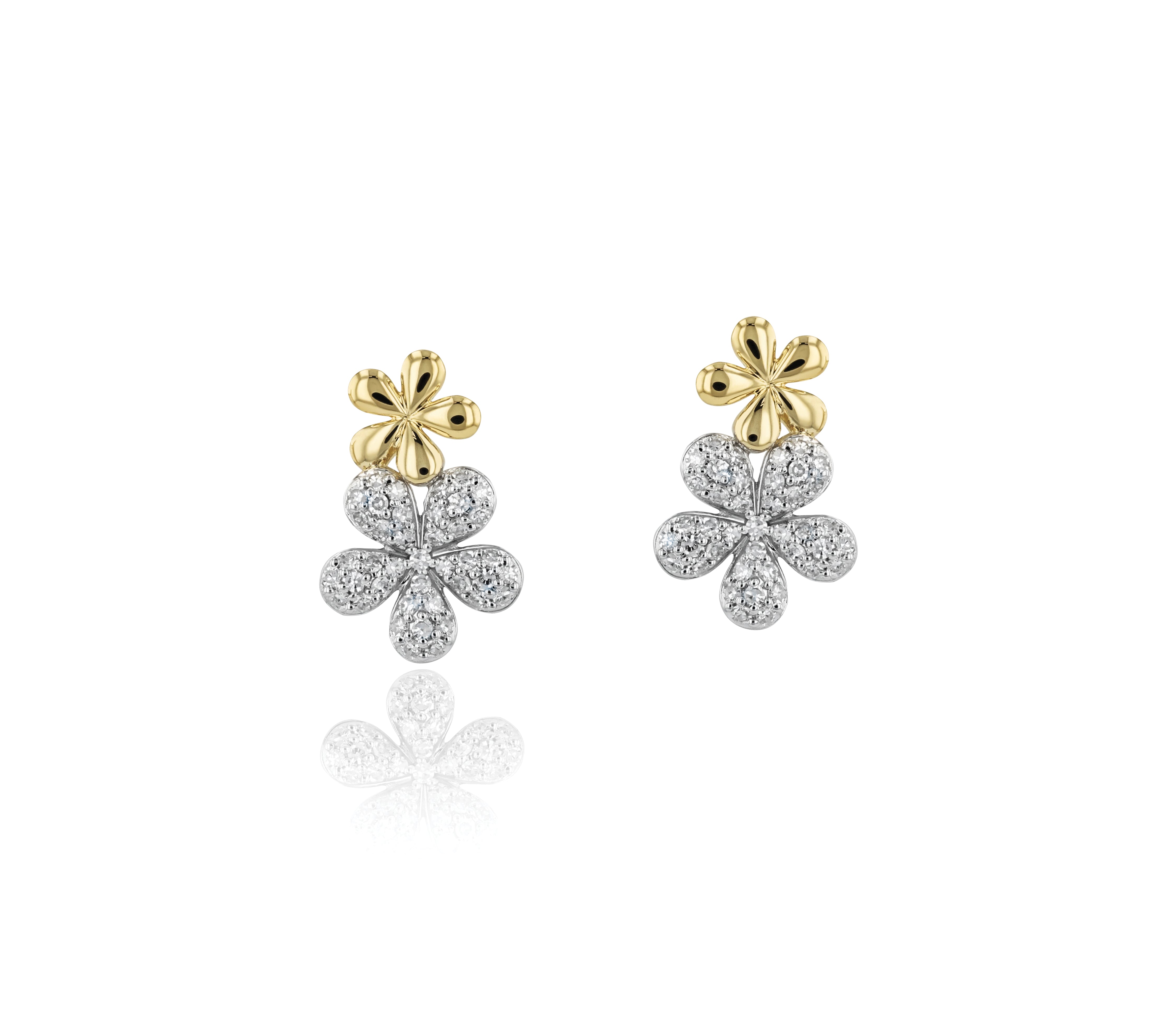 Forget-Me-Not Small Double Flower Studs