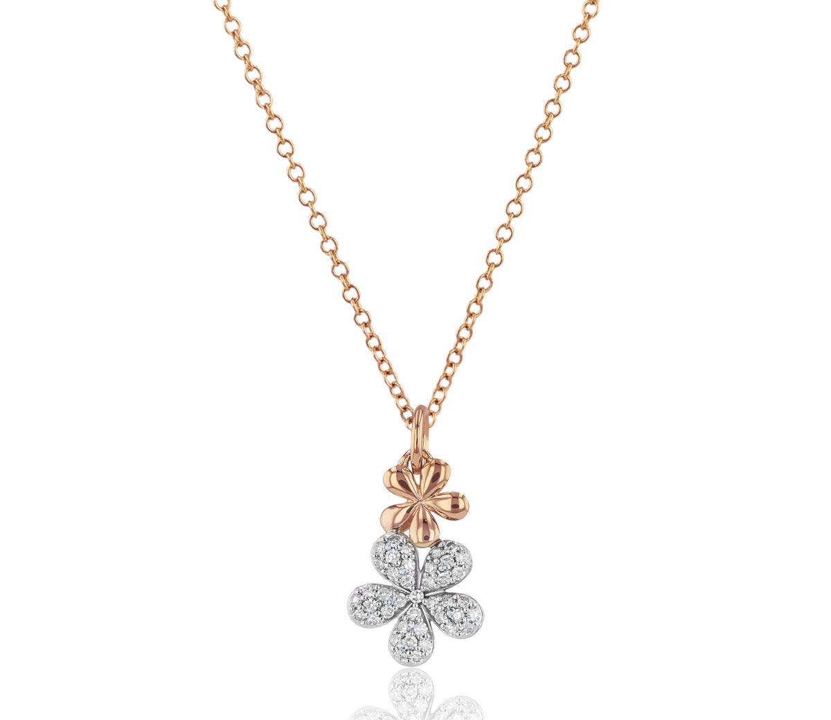 Forget-Me-Not Large Small Flower Necklace