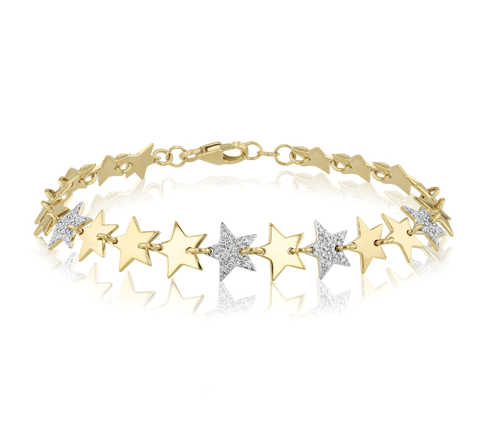 Star Alternating Bracelet