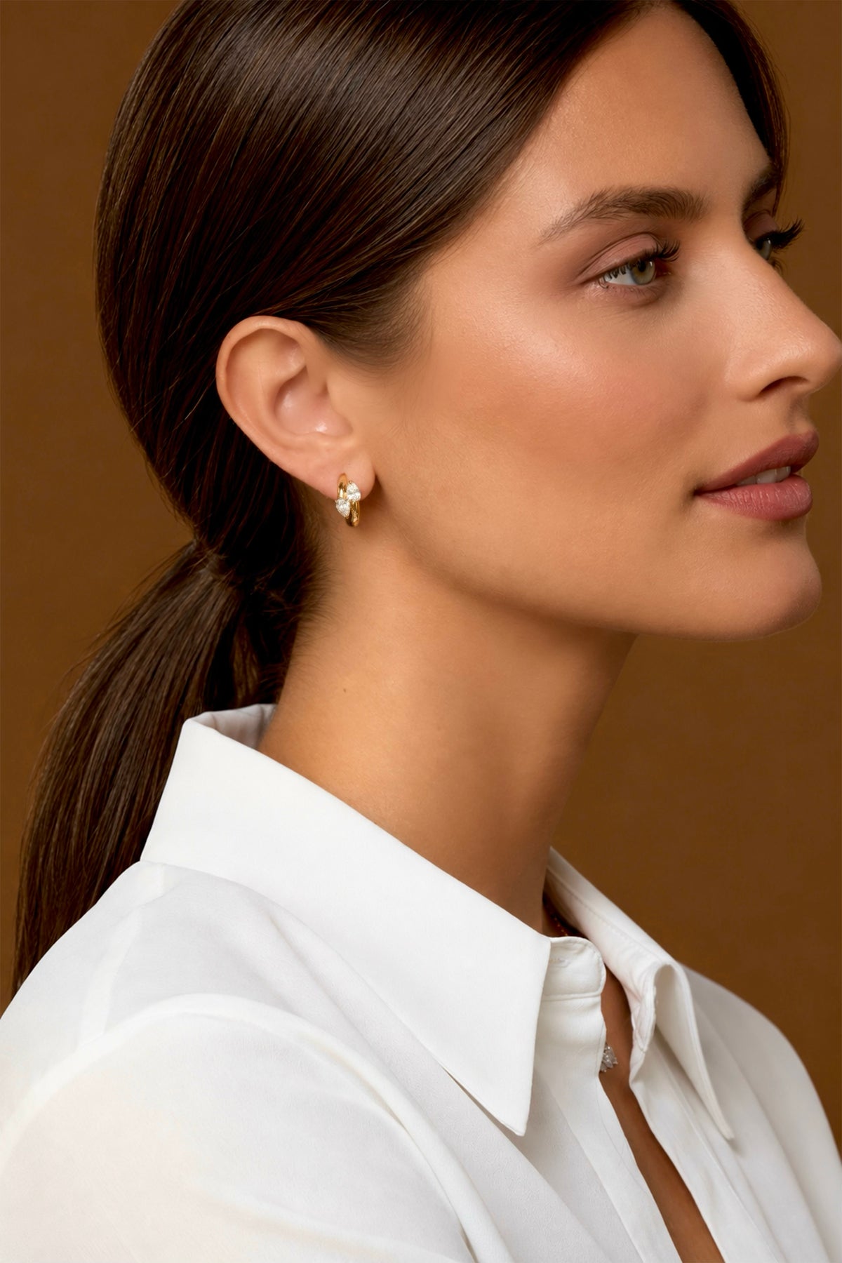 Interlocking Diamond Hoops