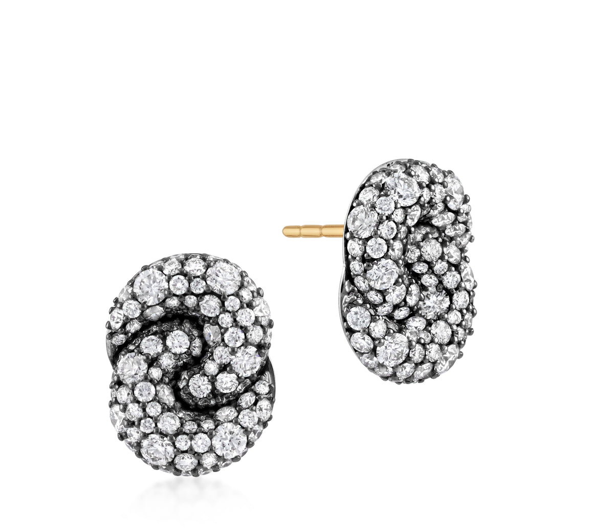 All Diamond Small Duet Earrings