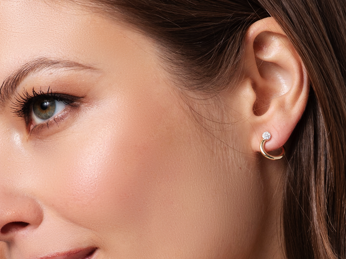 Mini Affair Wire Fan Earrings