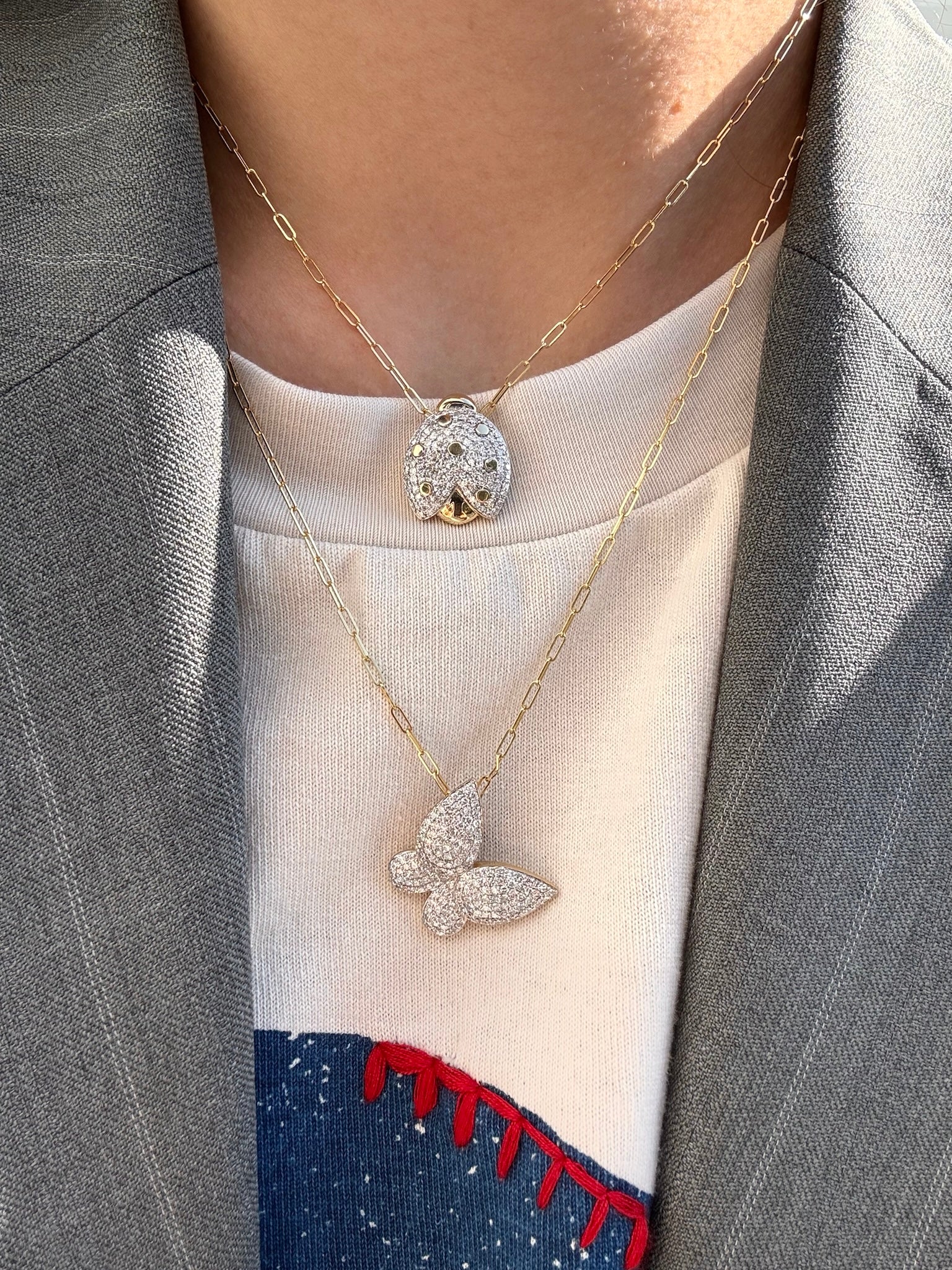 Large Ladybug Necklace