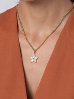 Pear Shape Star Necklace