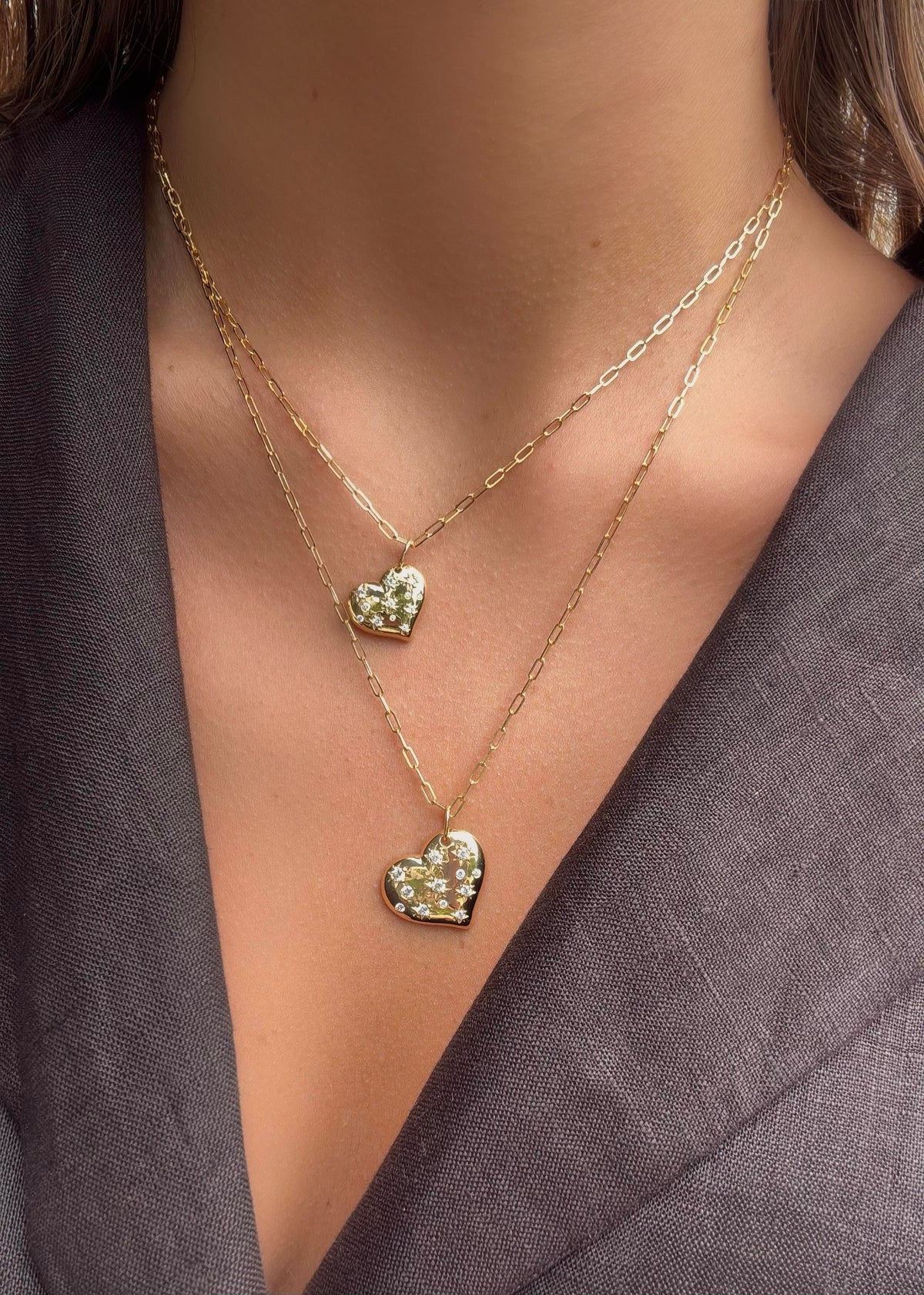 Celeste 20mm Heart Necklace