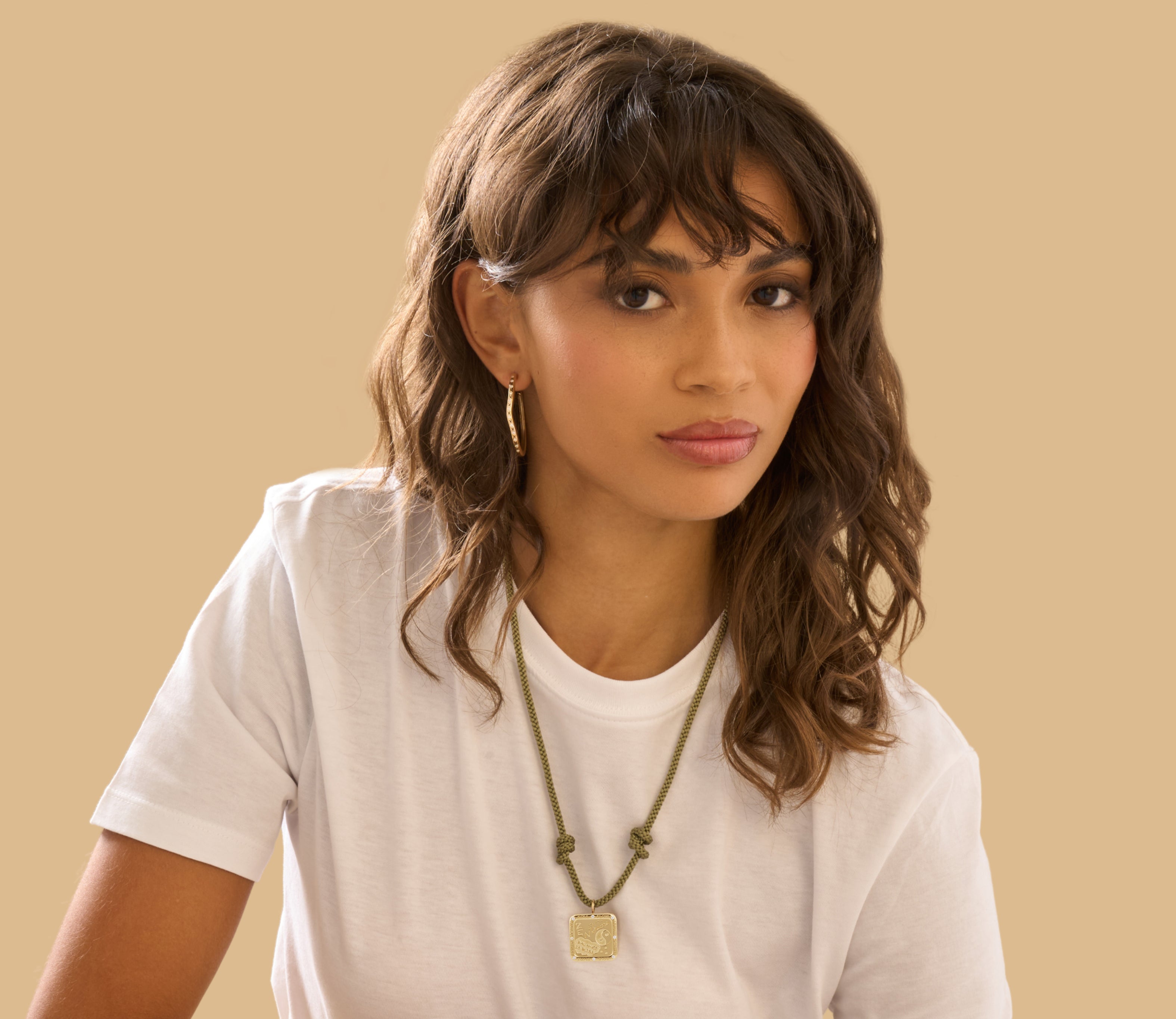 Breathe Square Love Languages Pendant