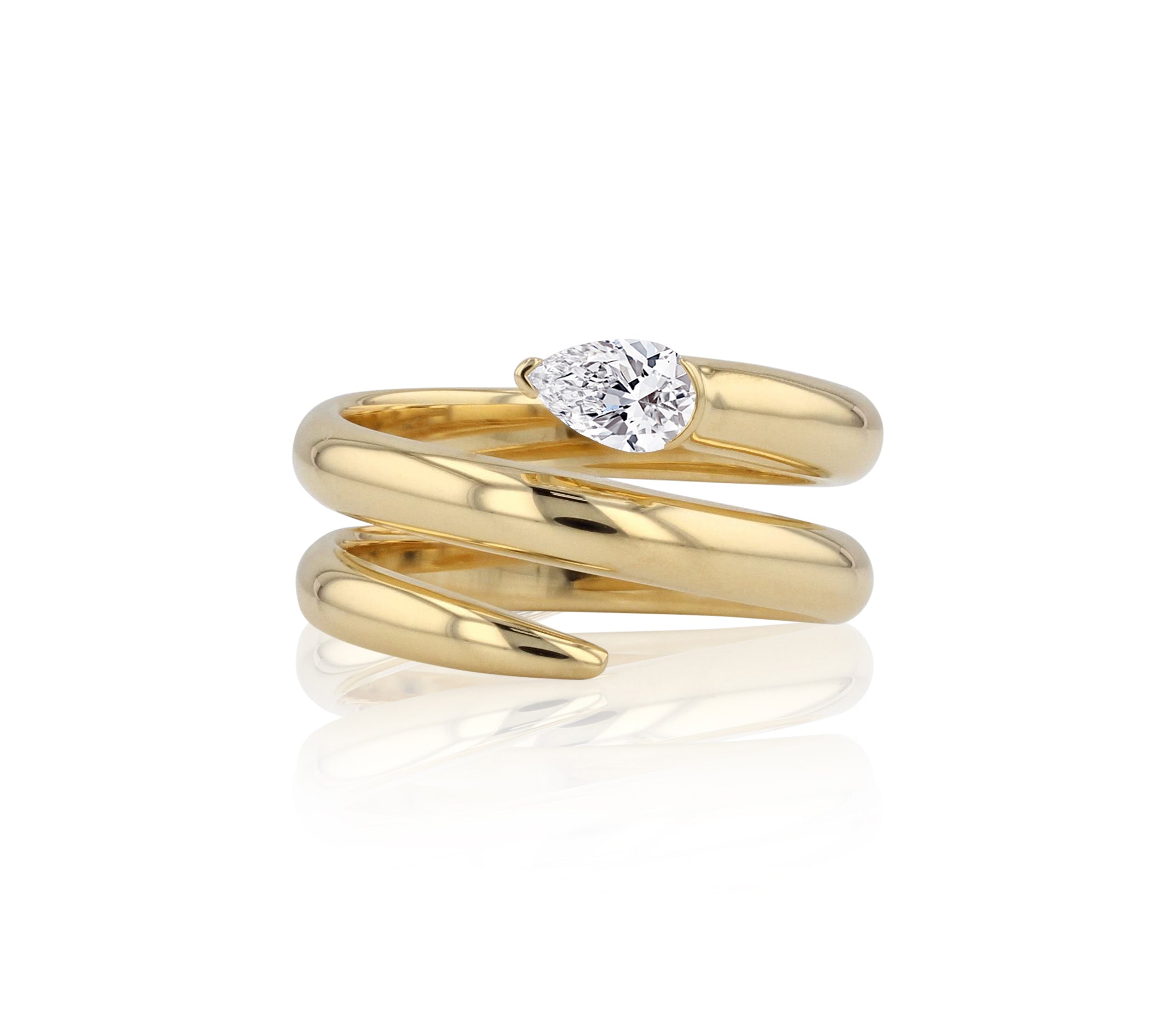 Triple Wrap Tip to Tail Ring