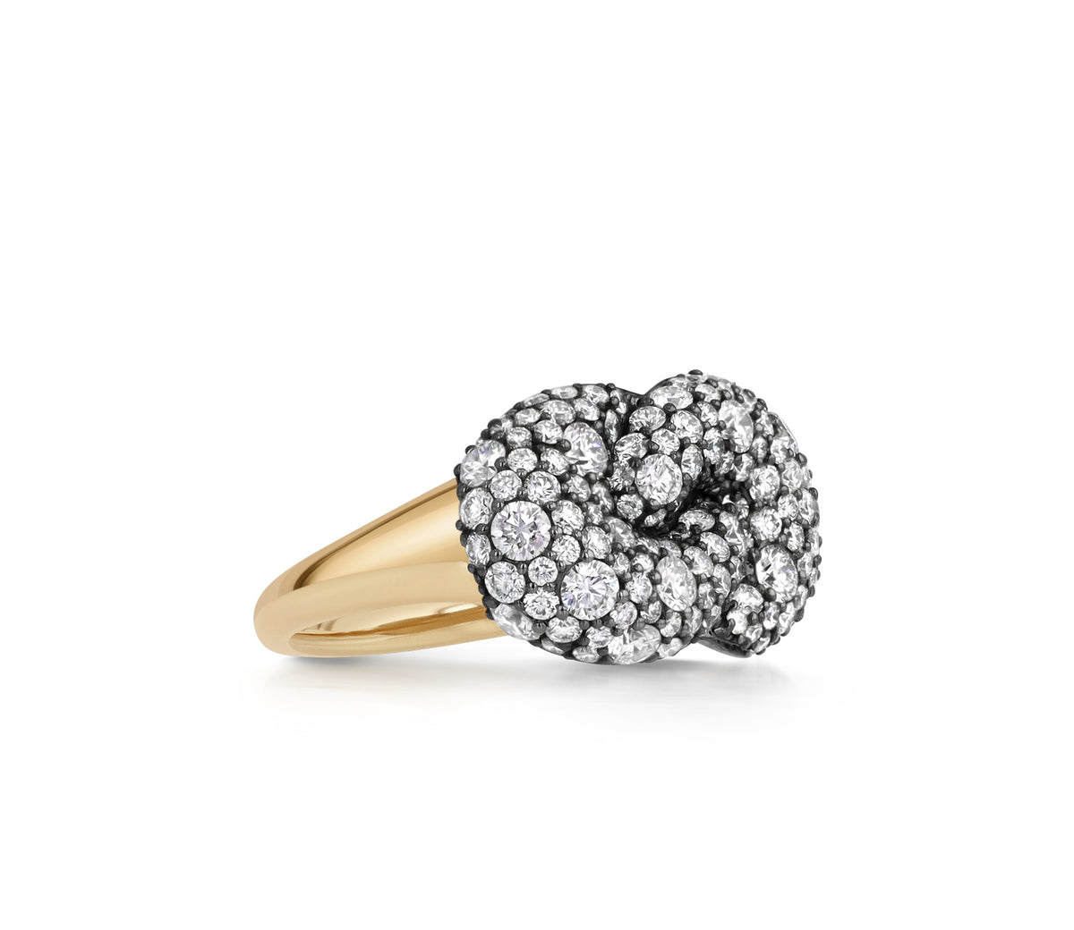 All Diamond Duet Ring