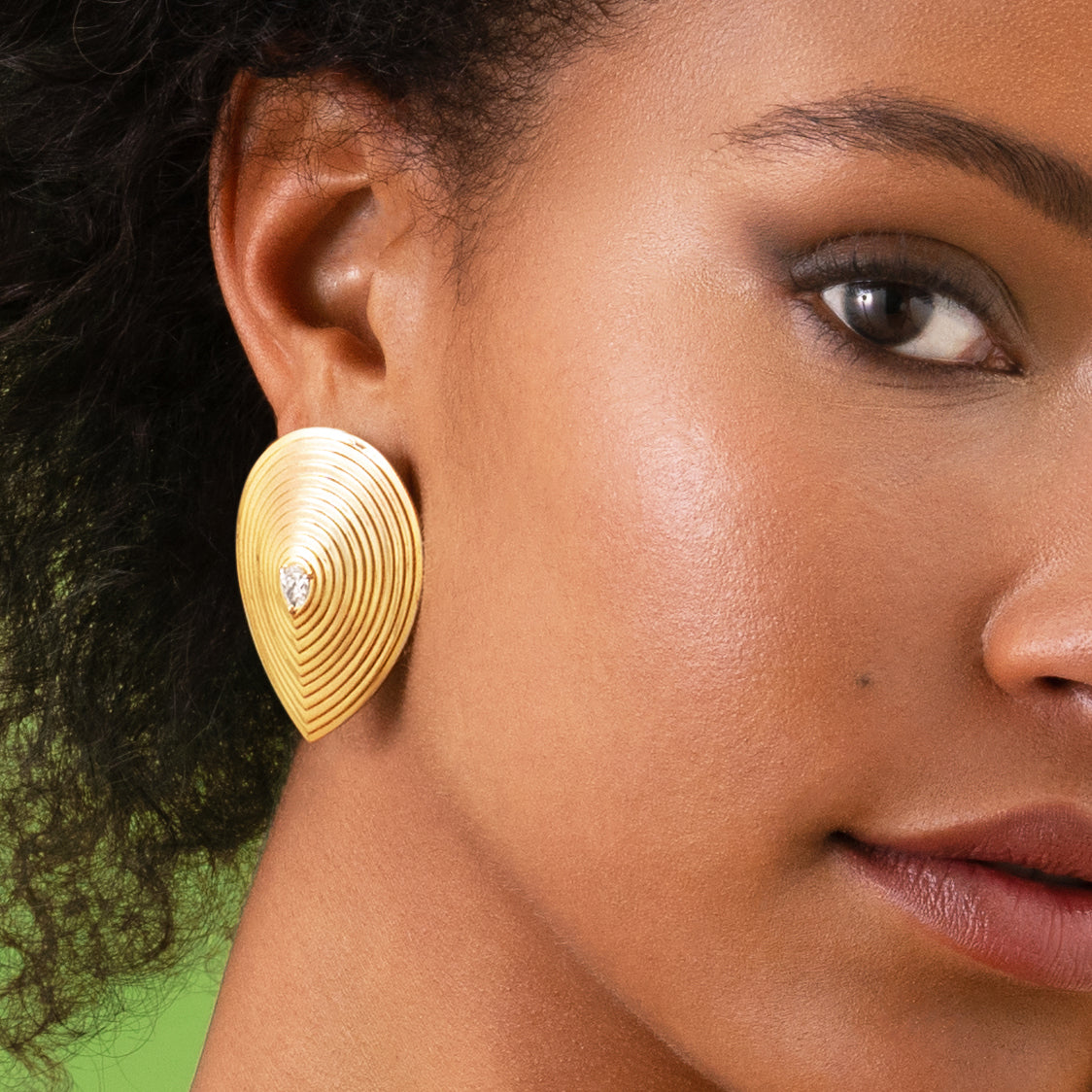 Pear Shape Diamond XL Layered Pear Studs