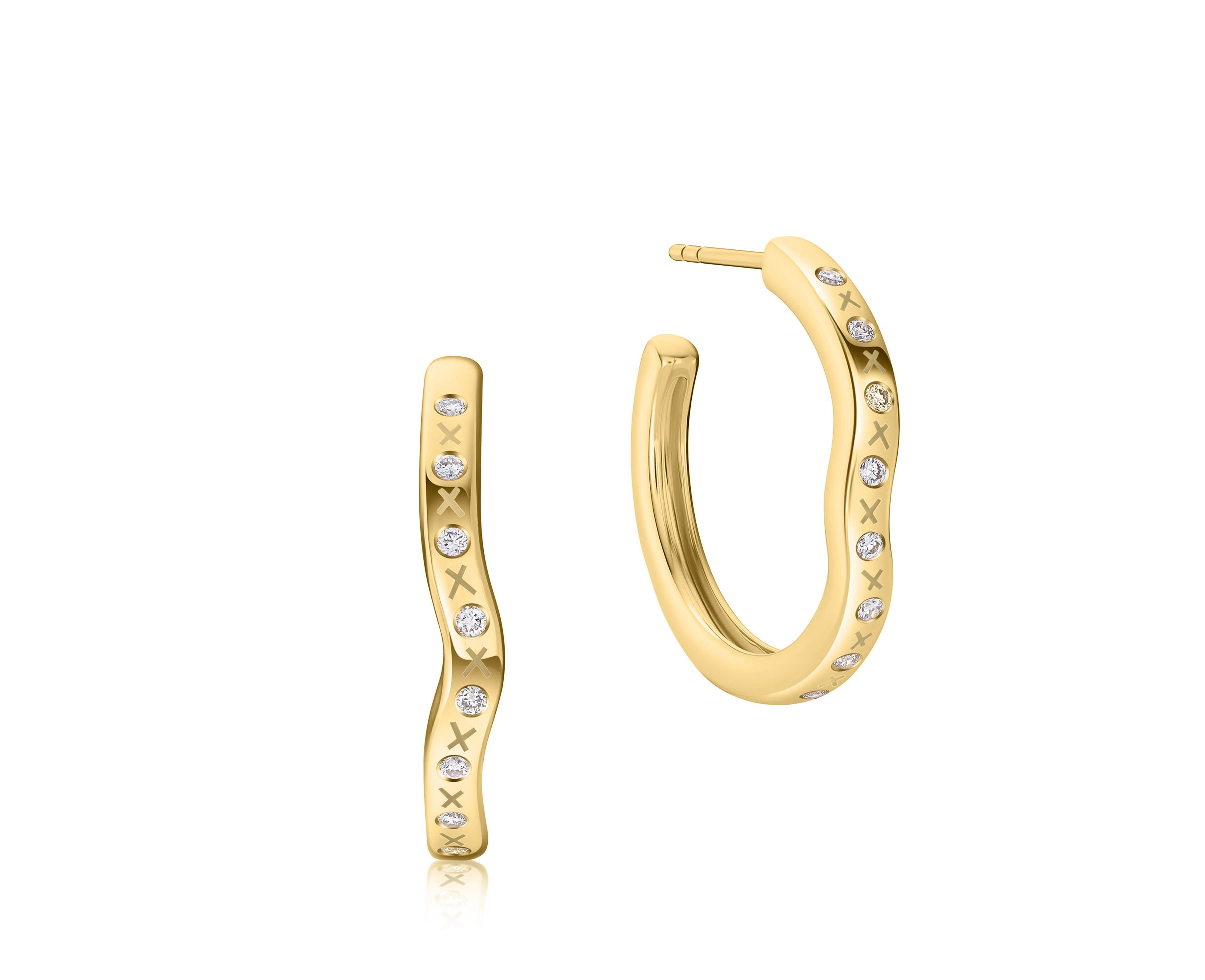 25 mm Love Languages Hoops