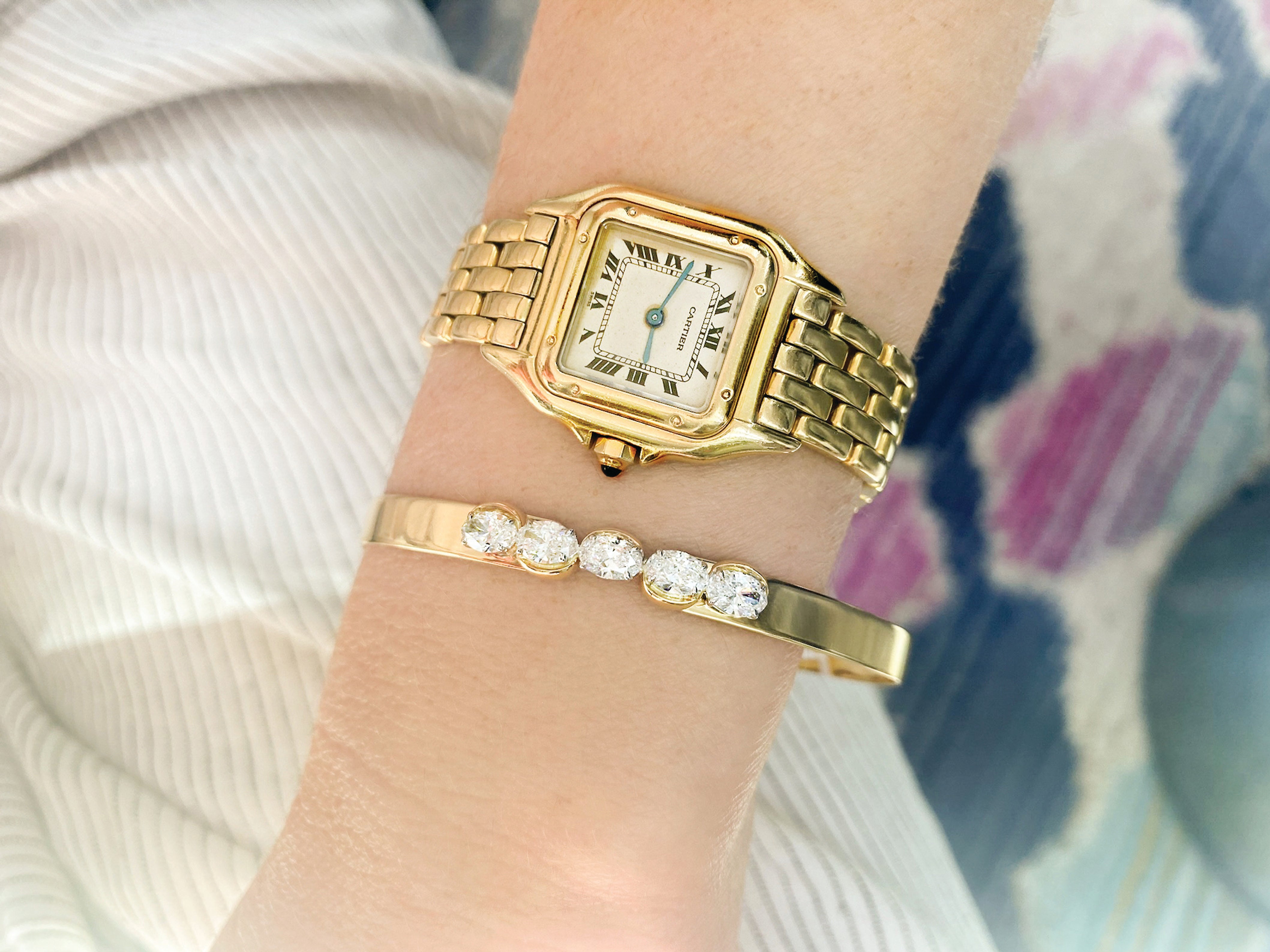 Oval Diamond Half Cuddle Love Always Bracelet