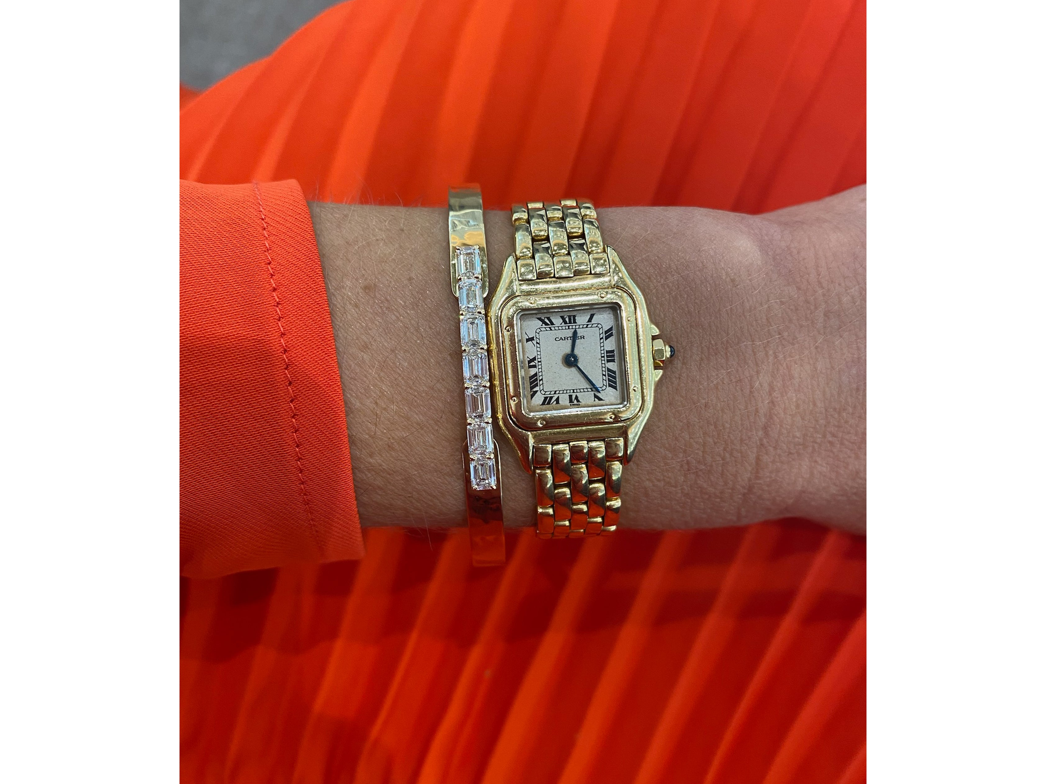 Emerald Cut Diamond Love Always Bracelet