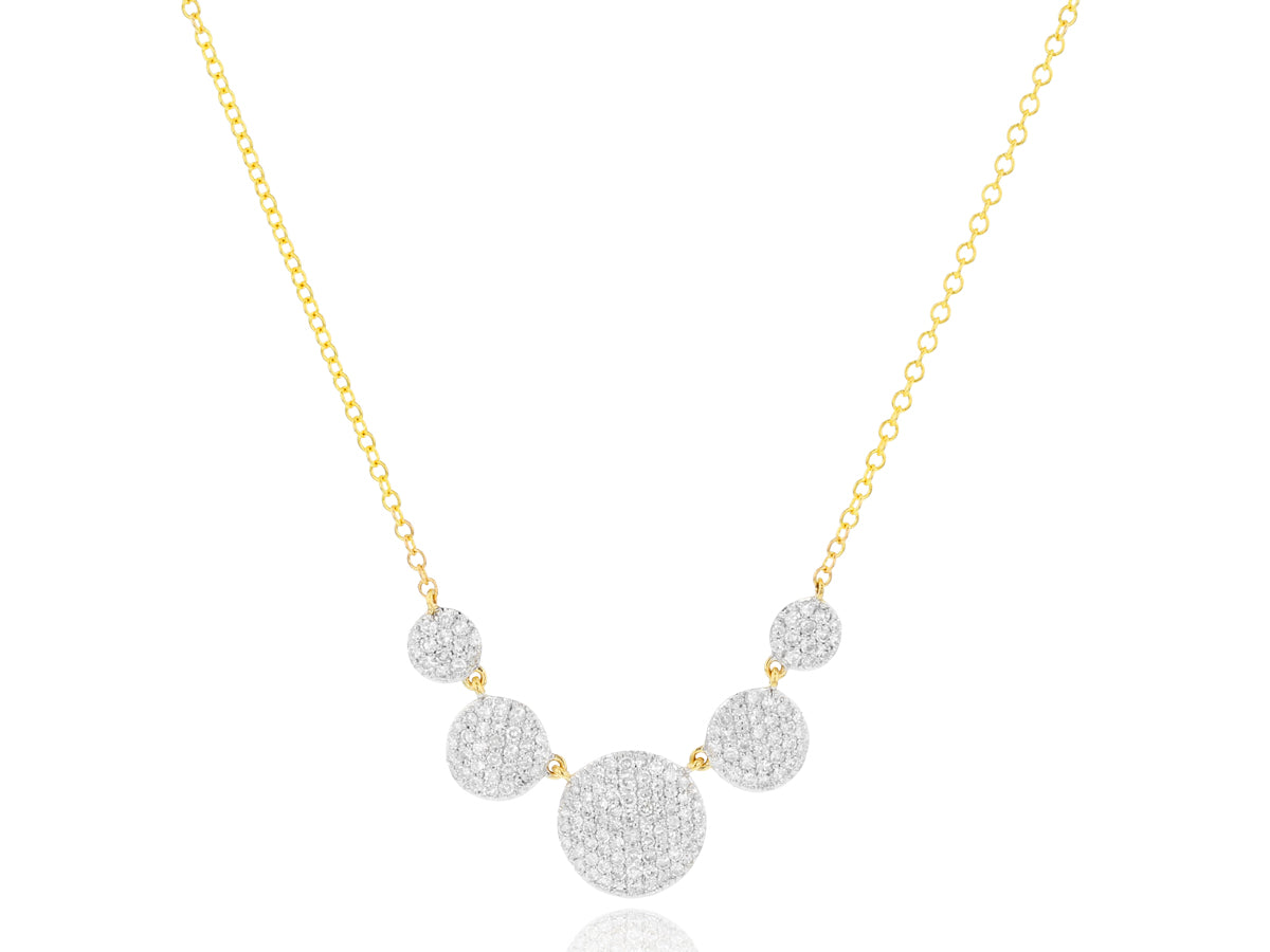 Graduated Infinity Station Necklace