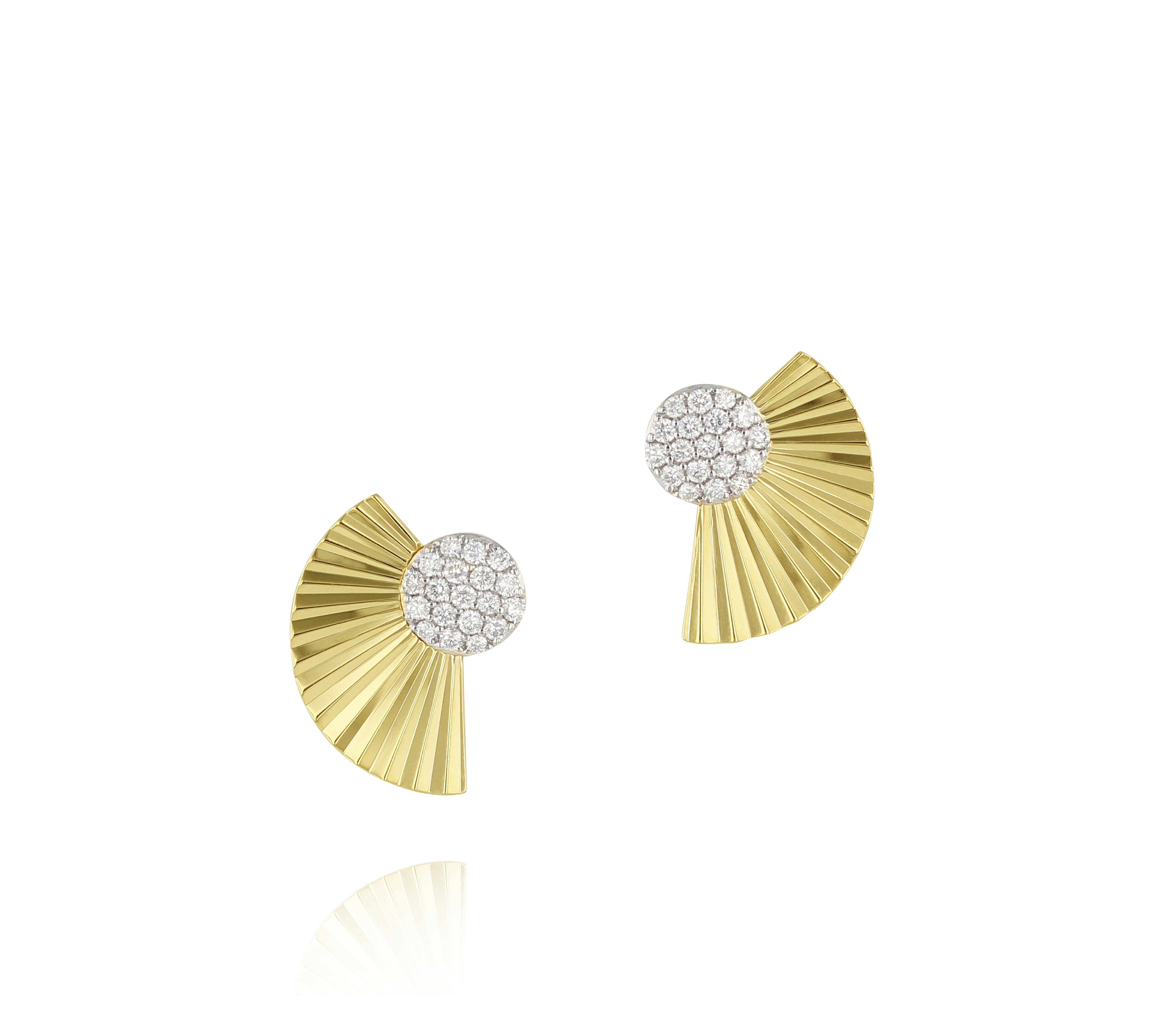 Aura Fan Earrings