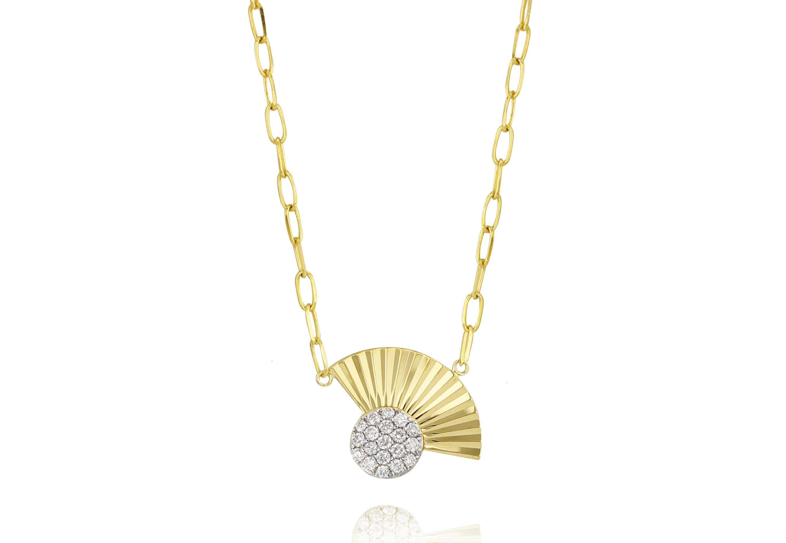 Aura Fan Necklace