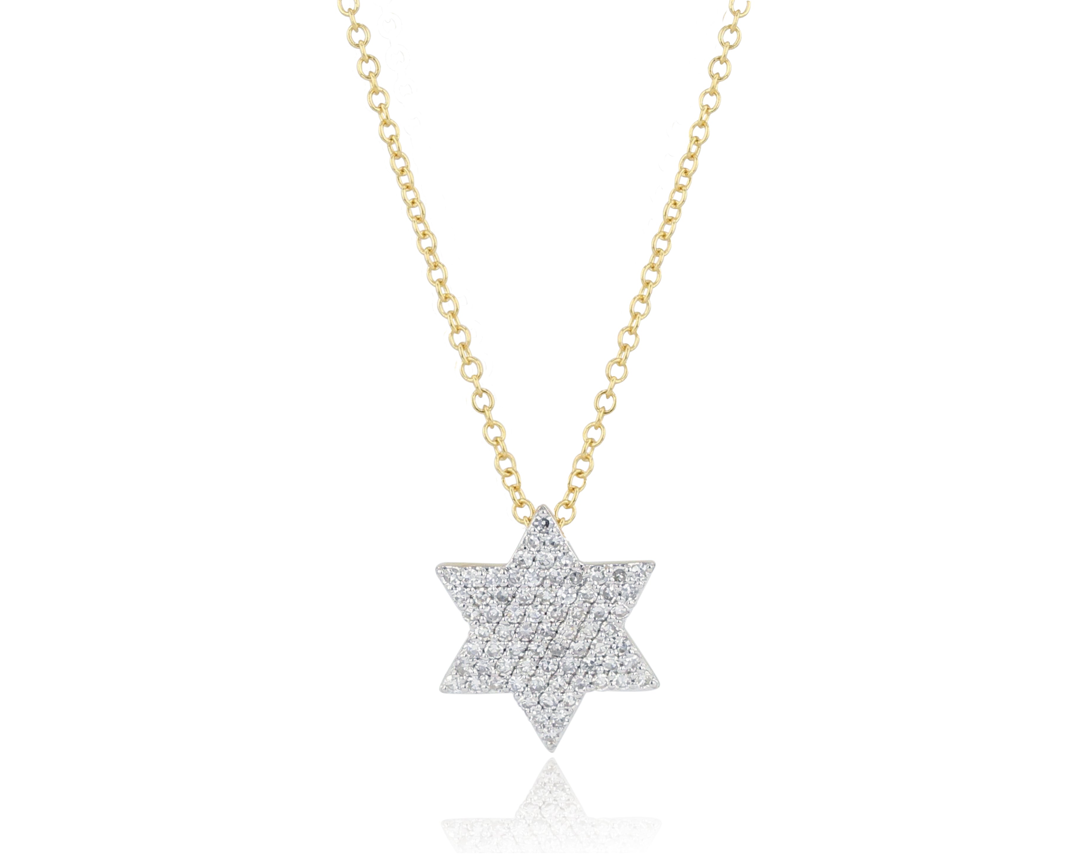 Infinity Star of David Necklace