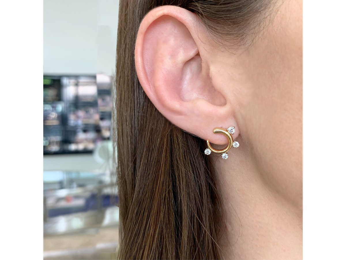 Infinity Fan Earrings