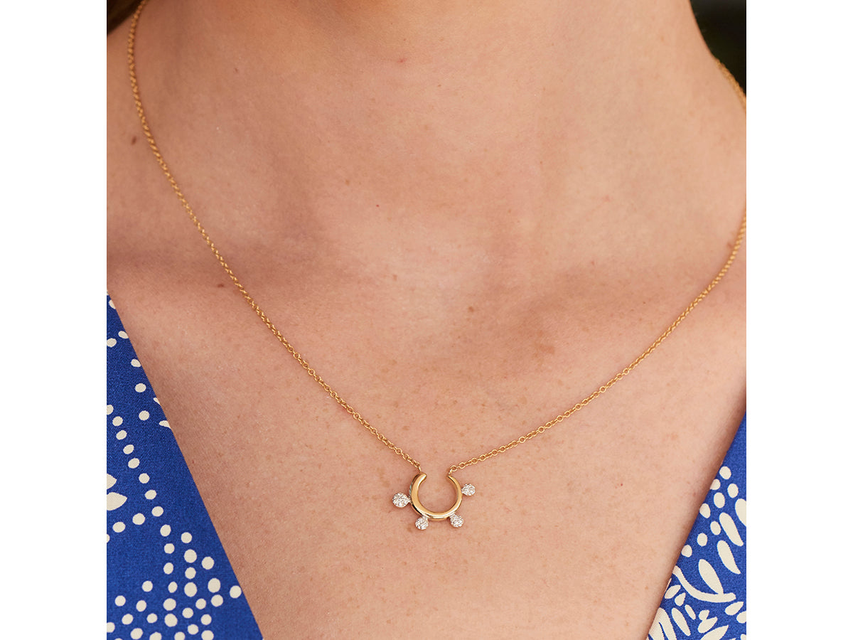 Infinity Fan Necklace