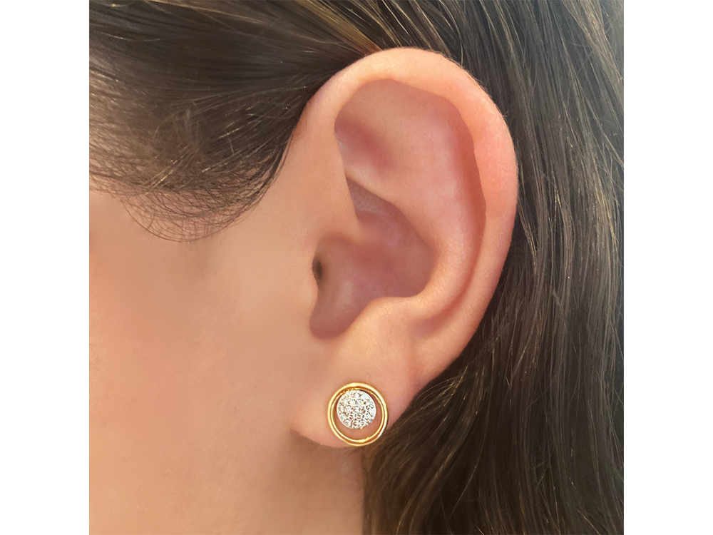 Infinity Loop Stud Earrings