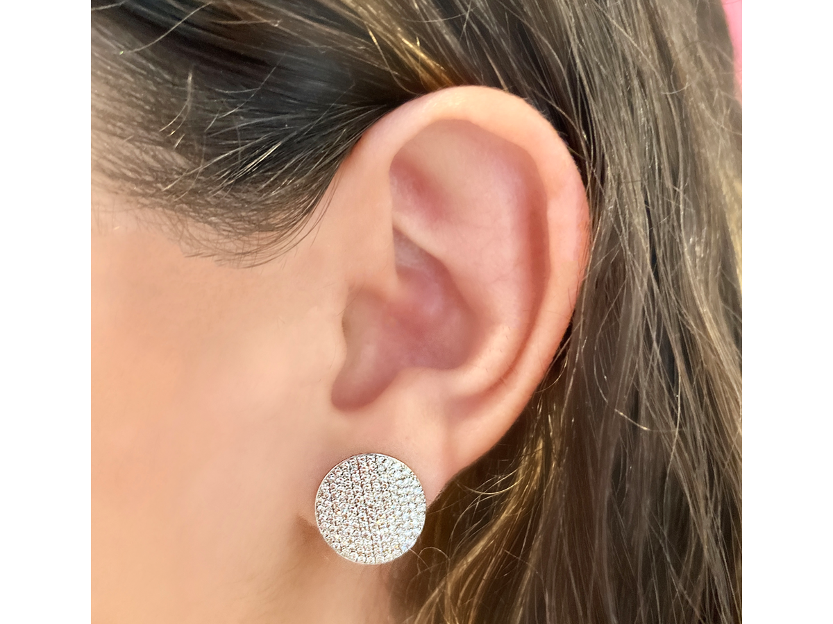 Large Infinity Stud Earrings