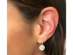 Petite Infinity Leverback Earrings