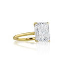 4ct Radiant Cut Diamond Engagement Ring