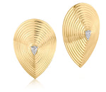 Pear Shape Diamond XL Layered Pear Studs