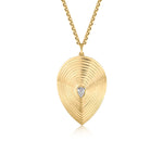 XL Pear Shape Diamond Layered Pear Necklace