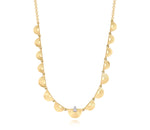 Pear Shape Diamond Layered Demi Station Necklace