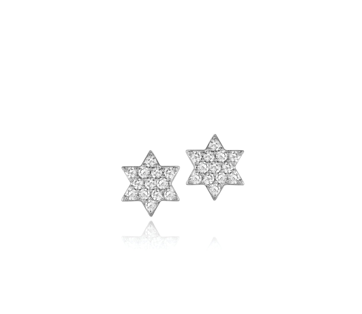 Micro Star of David Studs