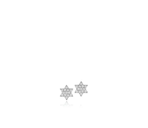 Micro Star of David Studs