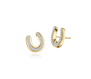 Lucky Horseshoe Studs