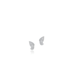 Petite Half Butterfly Stud